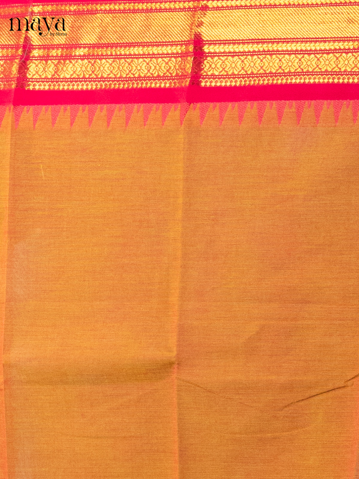 Mustard & Pink - chettinad top & dupatta combo