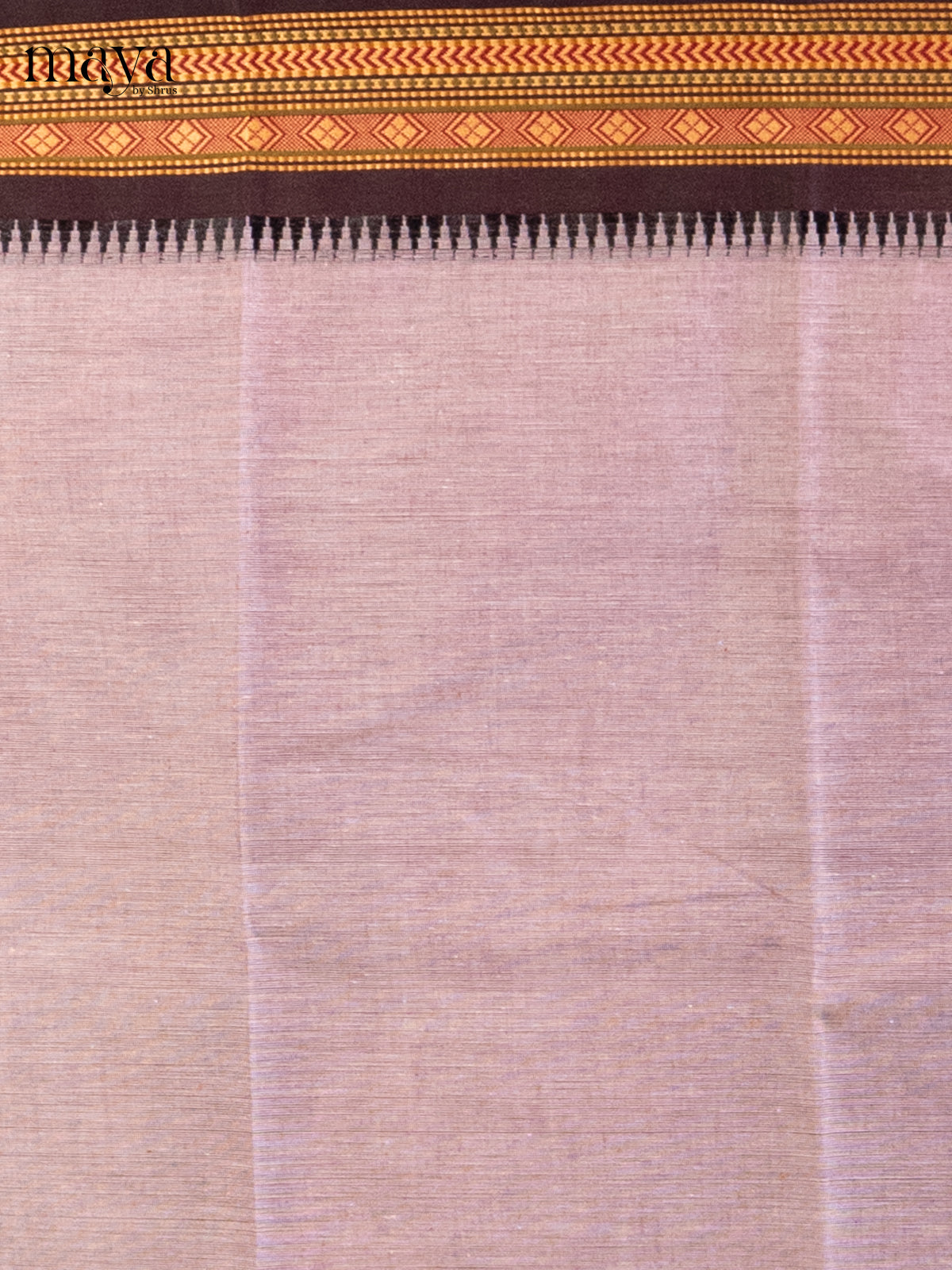 Mild Lavender & Black- chettinad top & dupatta combo