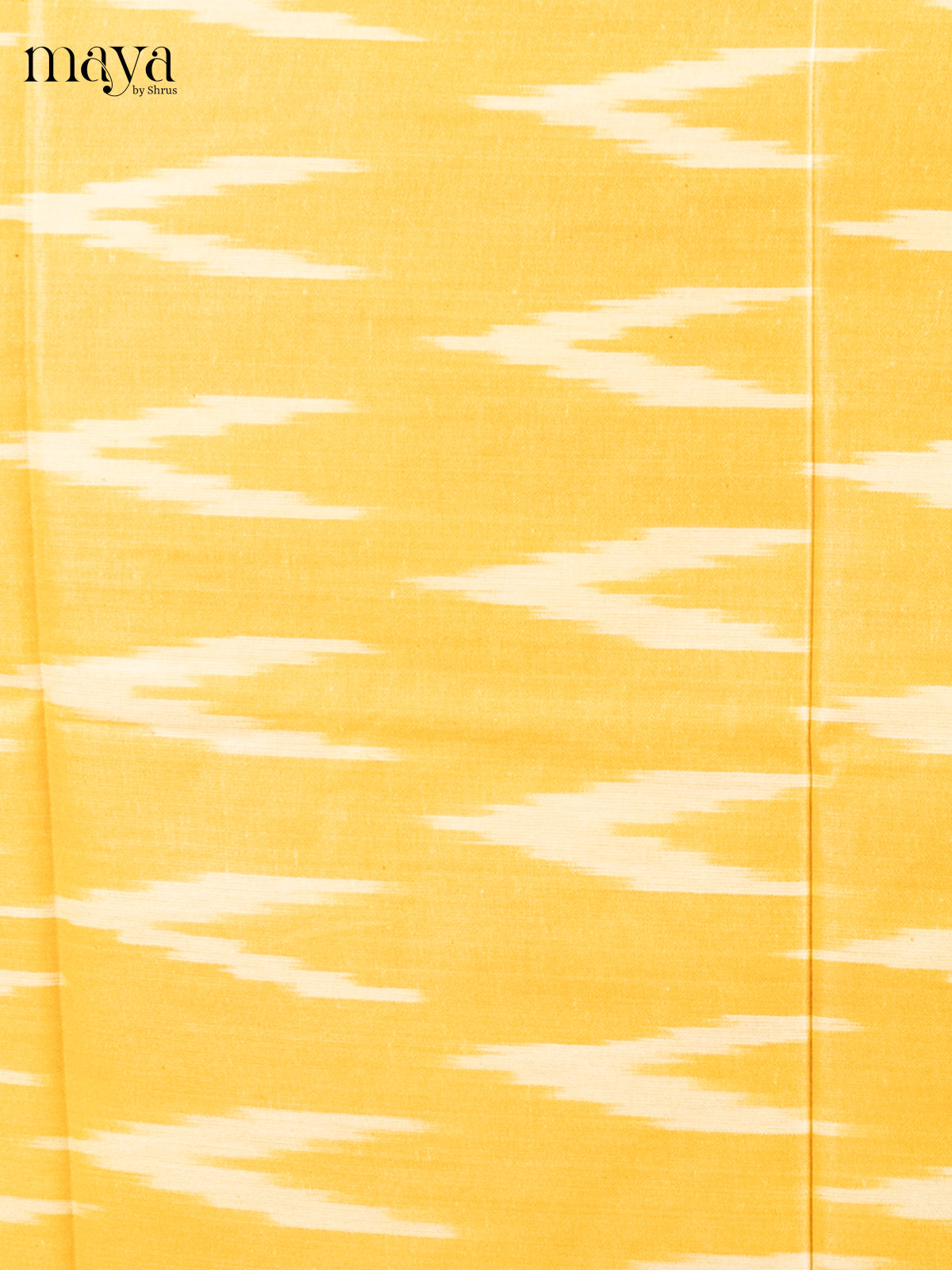 Yellow & Cream - Ikkat Salwar Unstitch