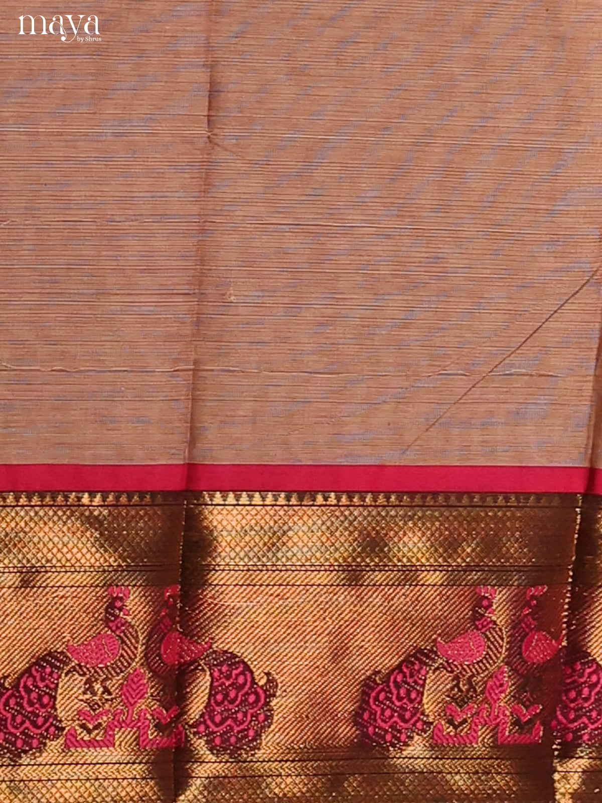 Grey & Pink - chettinad top & dupatta combo