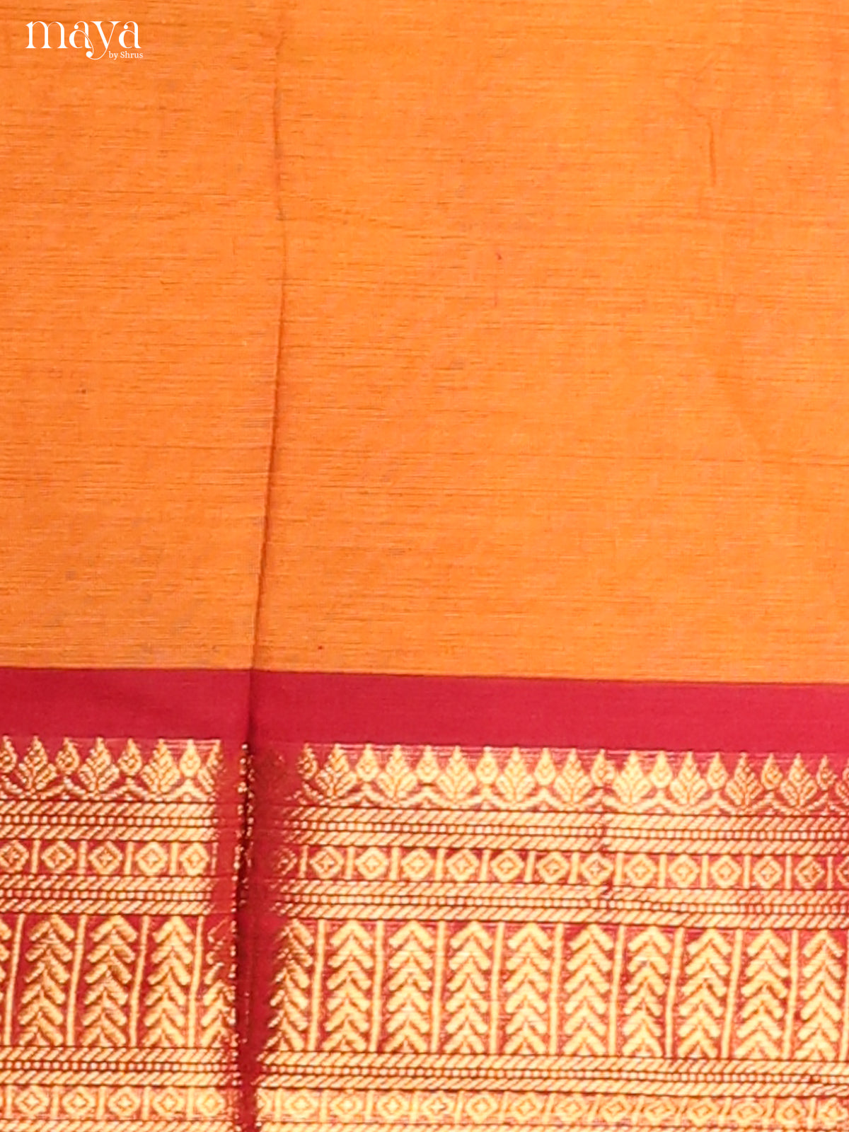 Orange & Red- chettinad top & dupatta combo