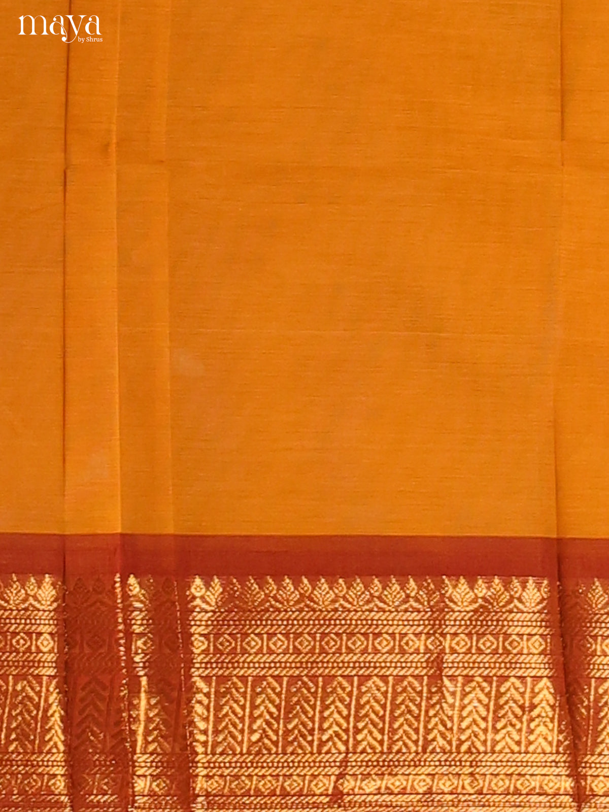 Mambala Yellow & Red- chettinad top & dupatta combo