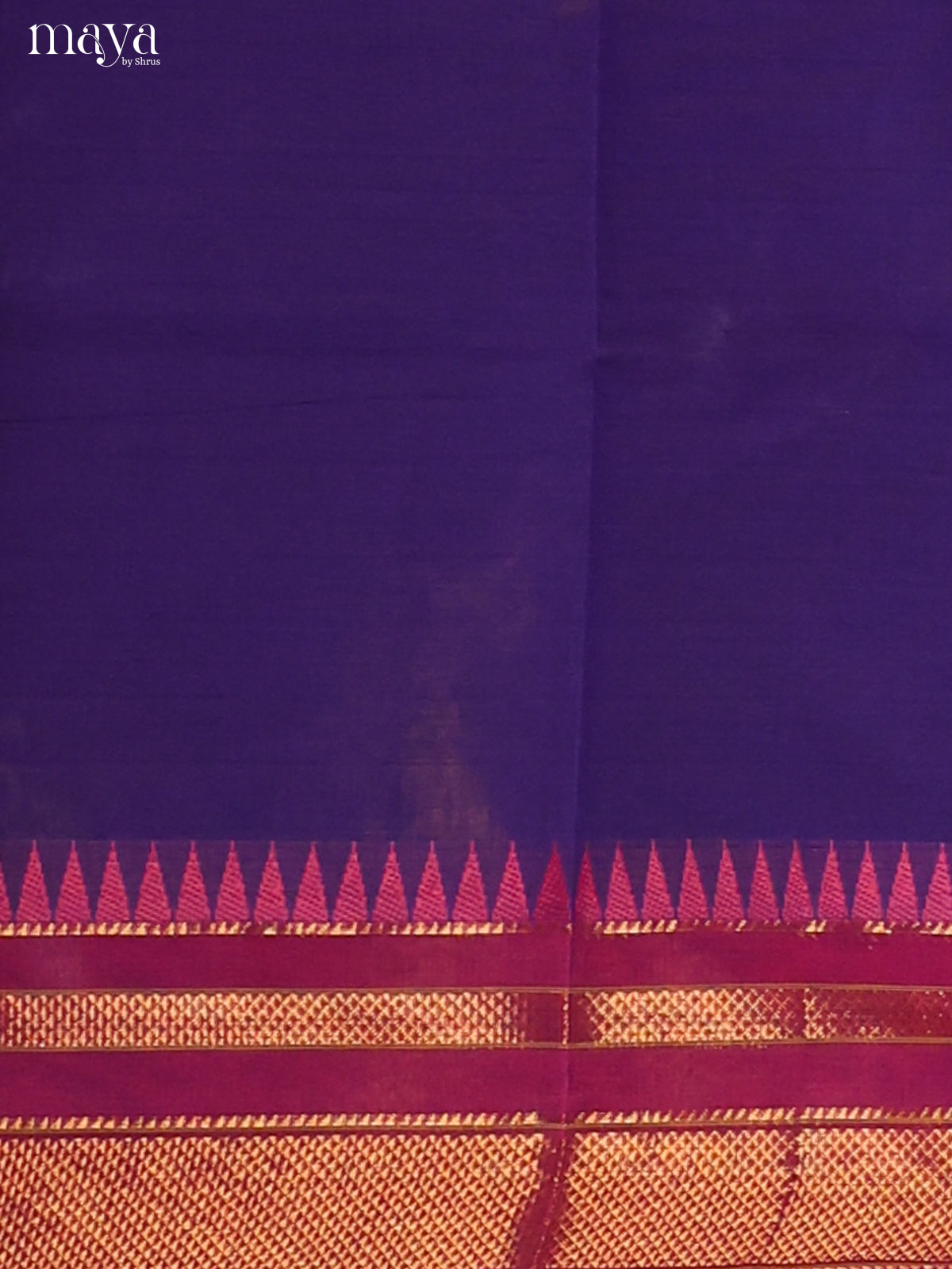 Purple with Pink - chettinad top & dupatta combo