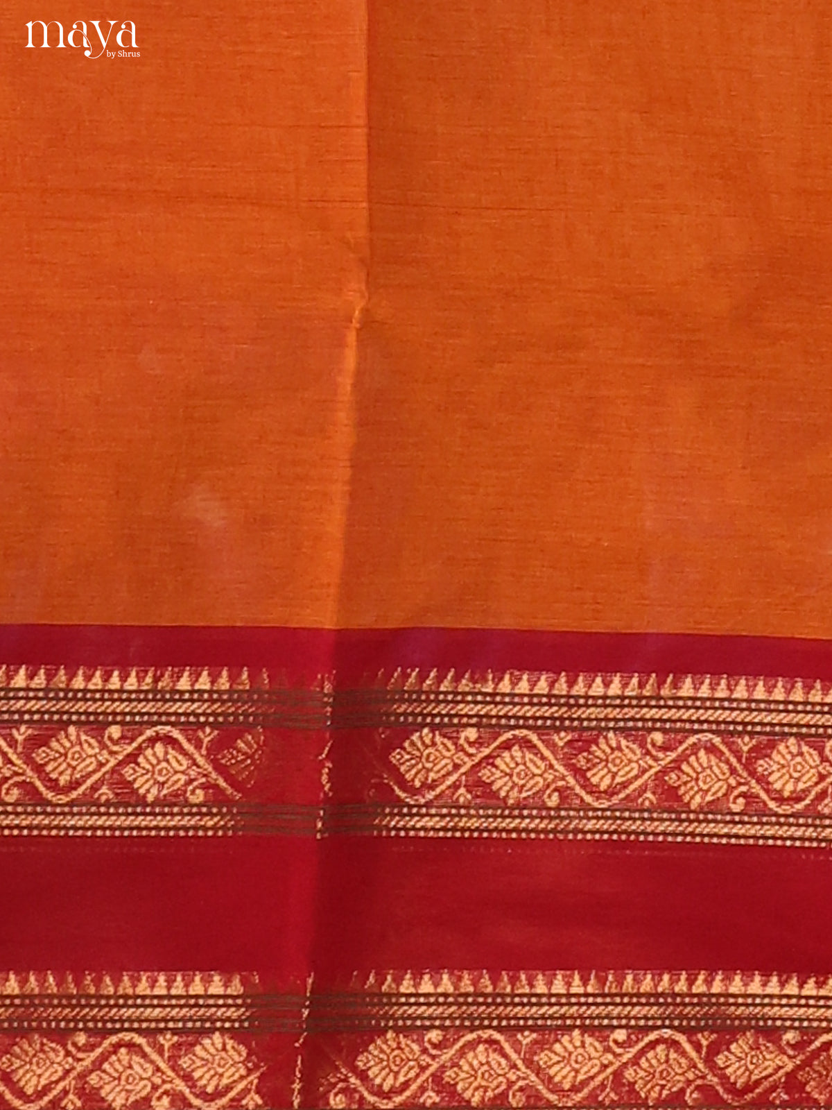 Mustard with Red - chettinad top & dupatta combo