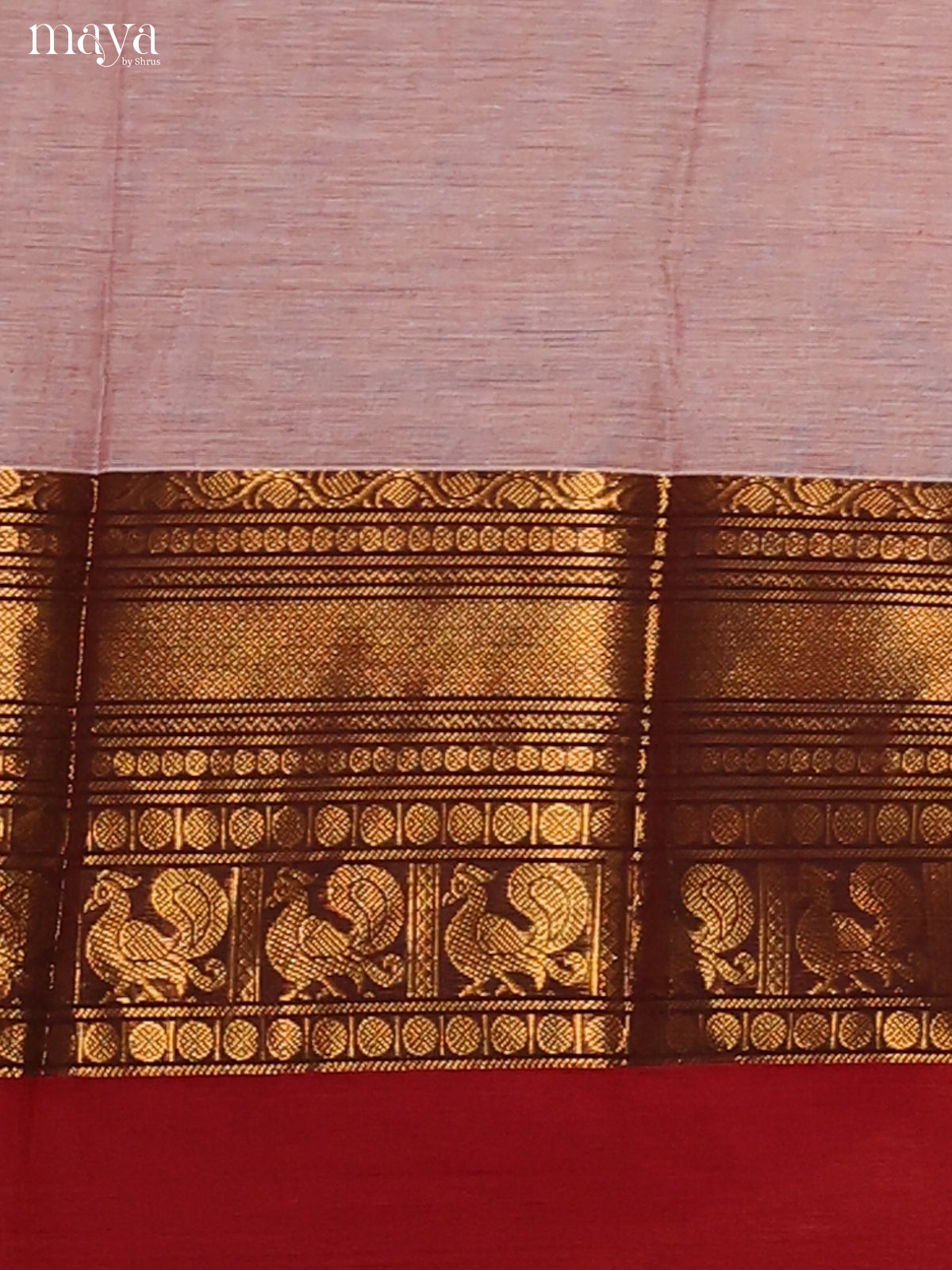 Grey & Brown- chettinad top & dupatta combo