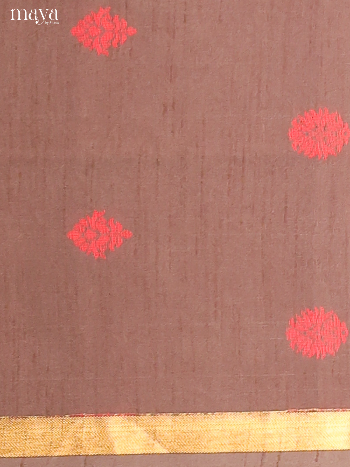 Grey & Reddish Pink - Semi rawsilk salwar