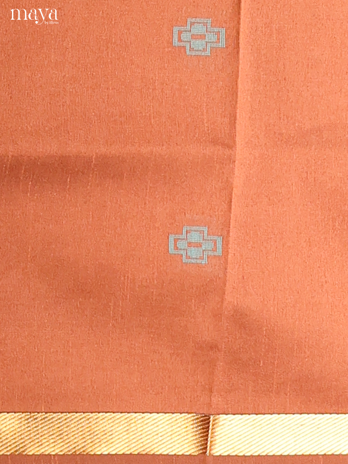 Brown & Teal - Semi rawsilk salwar