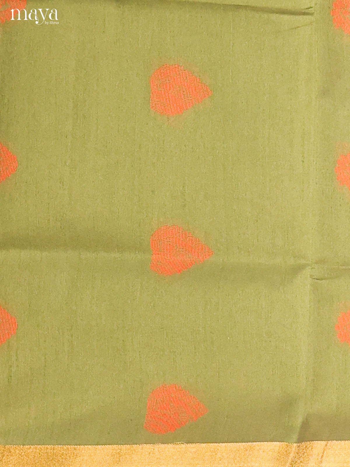 Green & Peach - Semi rawsilk salwar