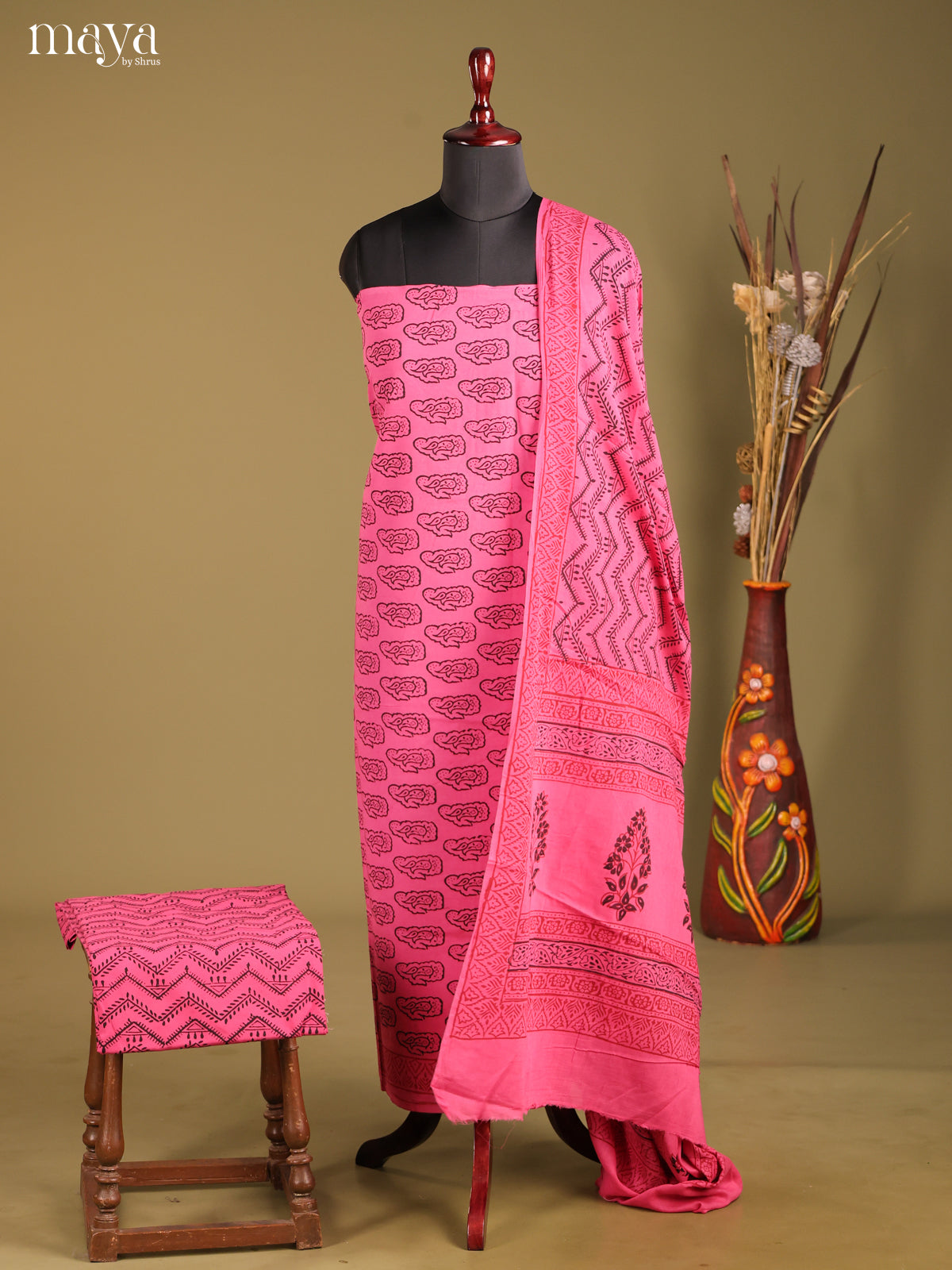 MDG28051-Bagh Cotton Salwar Unstich