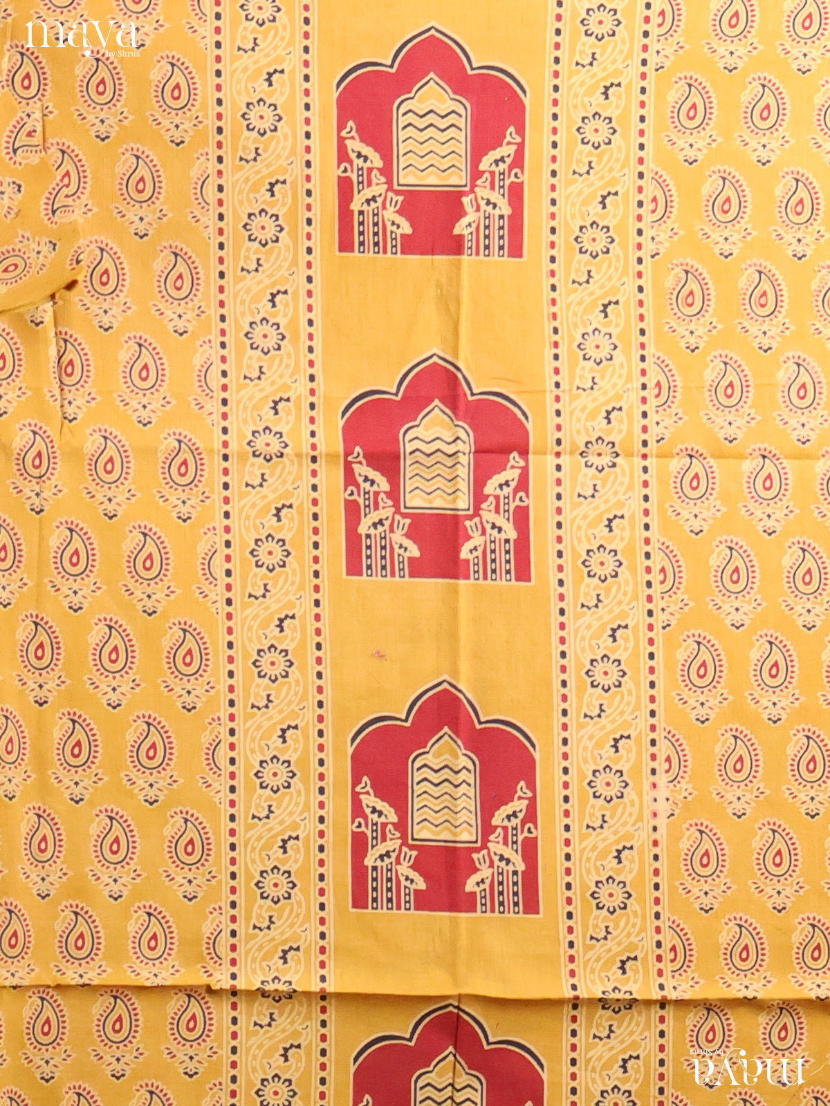 MDI02428-Ajrakh Salwar Unstitch