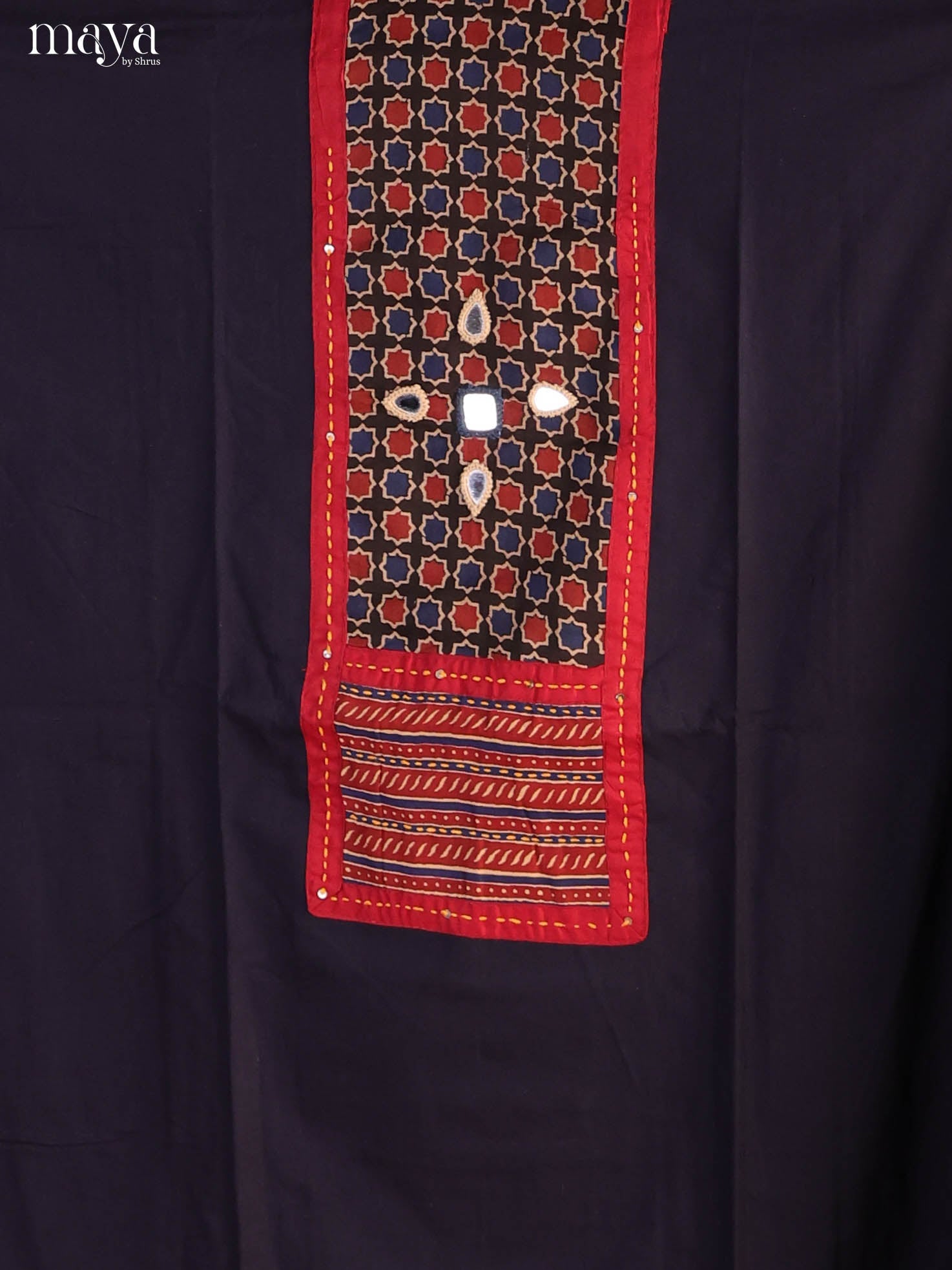 MDJ03016-Ajrakh Salwar Unstitch