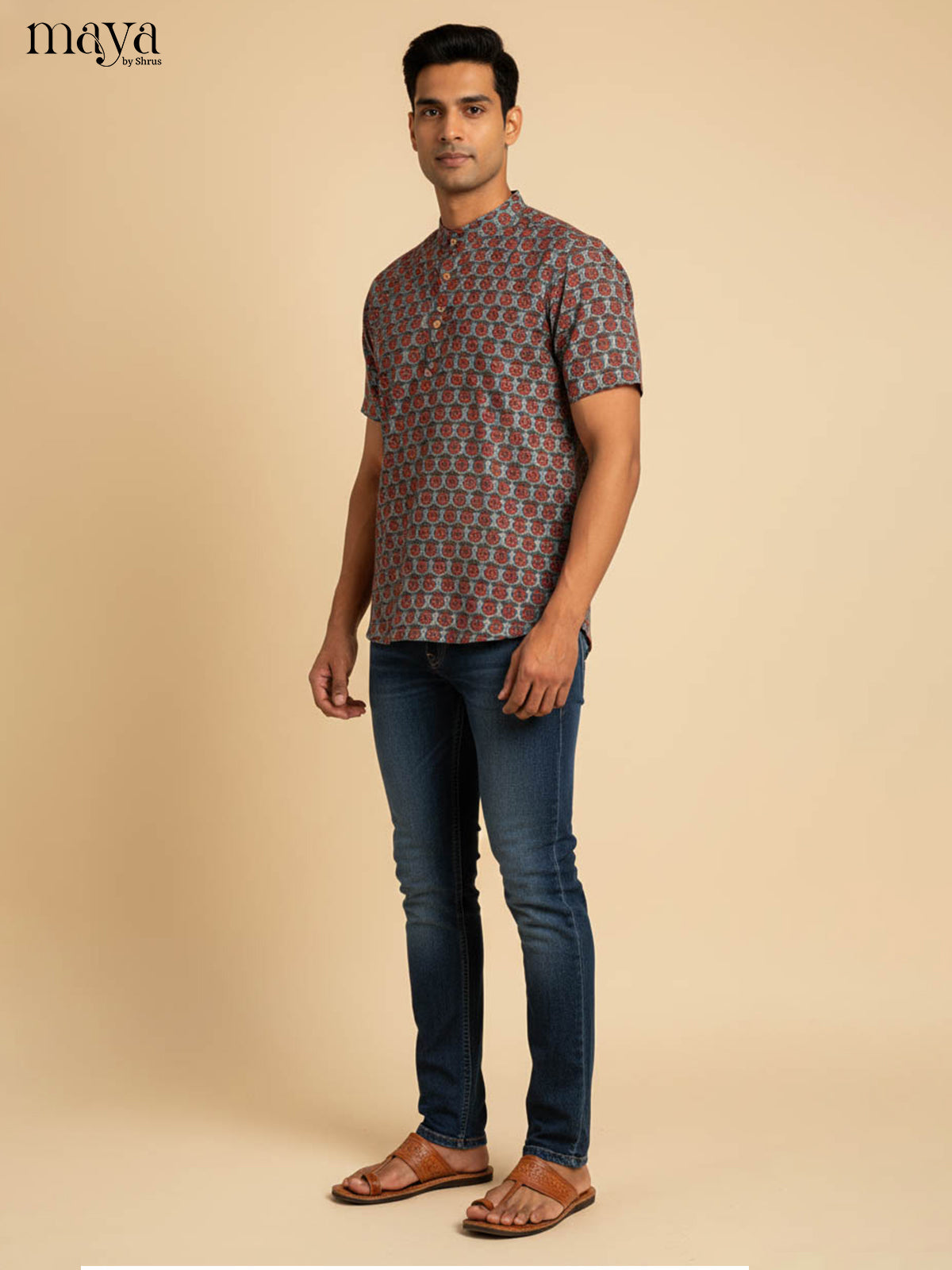 MDJ04021-Readymade Mens Kurta