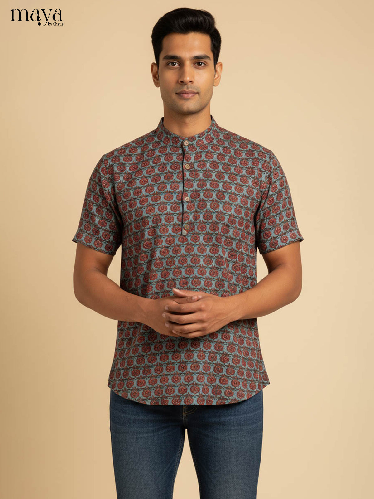 MDJ04021-Readymade Mens Kurta