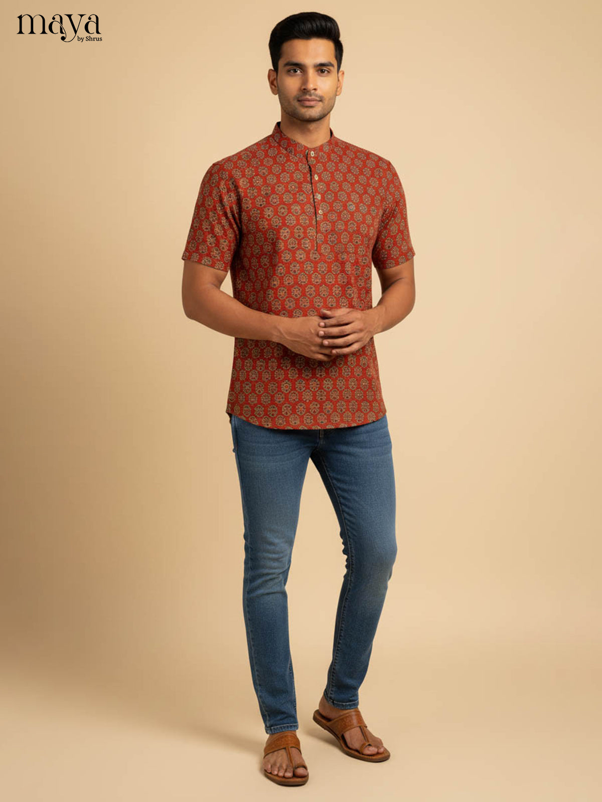 MDJ04028-Readymade Mens Kurta