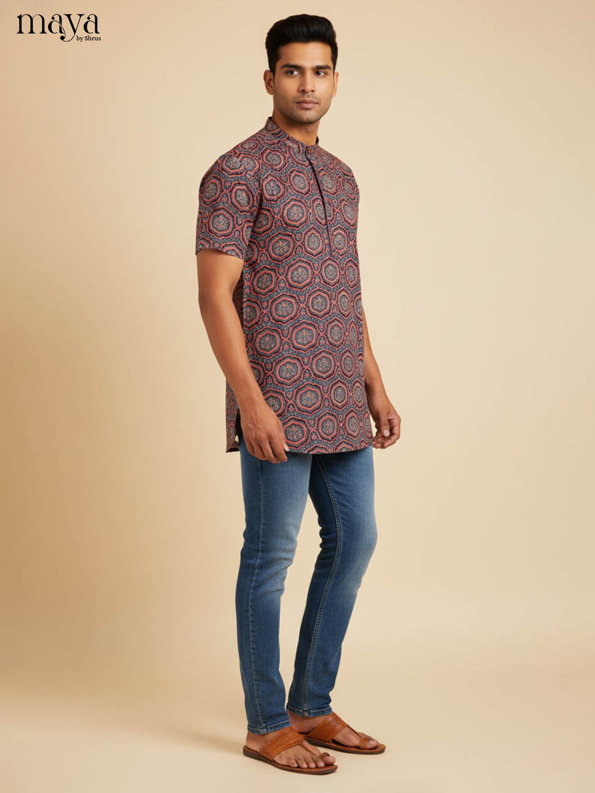 MDJ04030-Readymade Mens Kurta