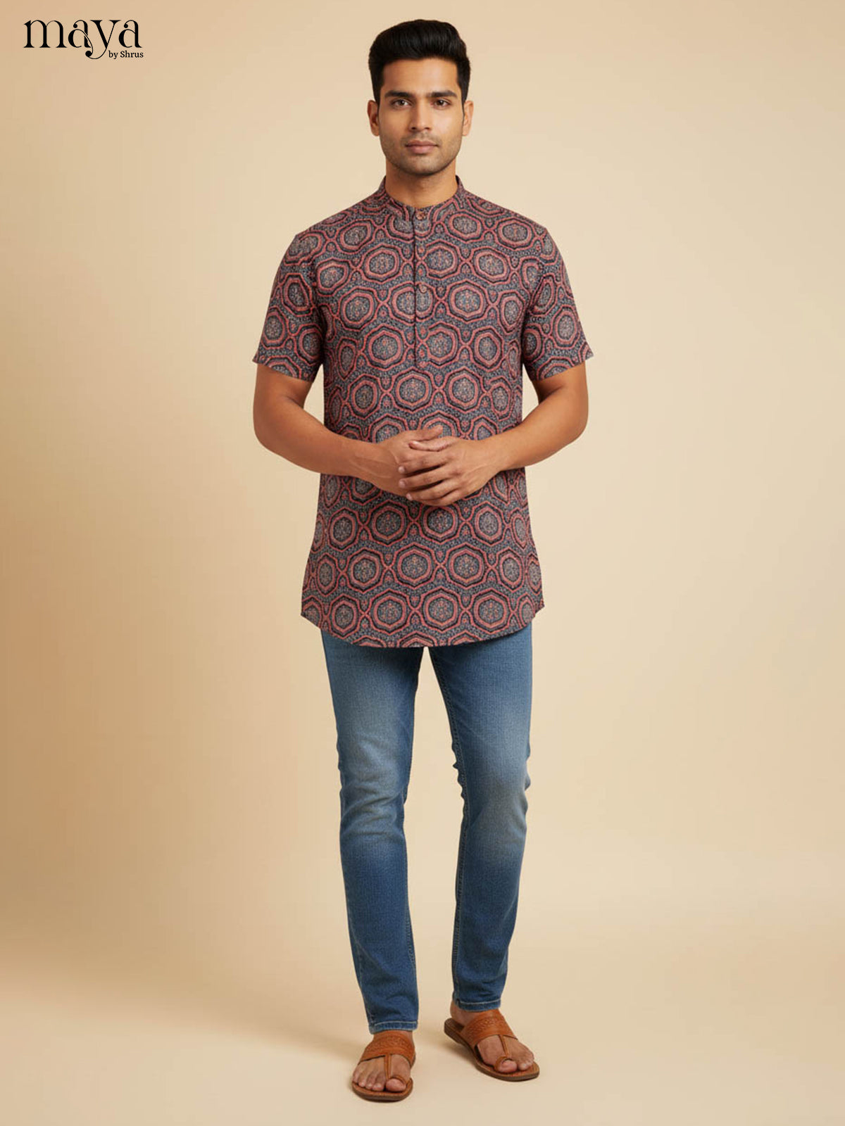 MDJ04030-Readymade Mens Kurta