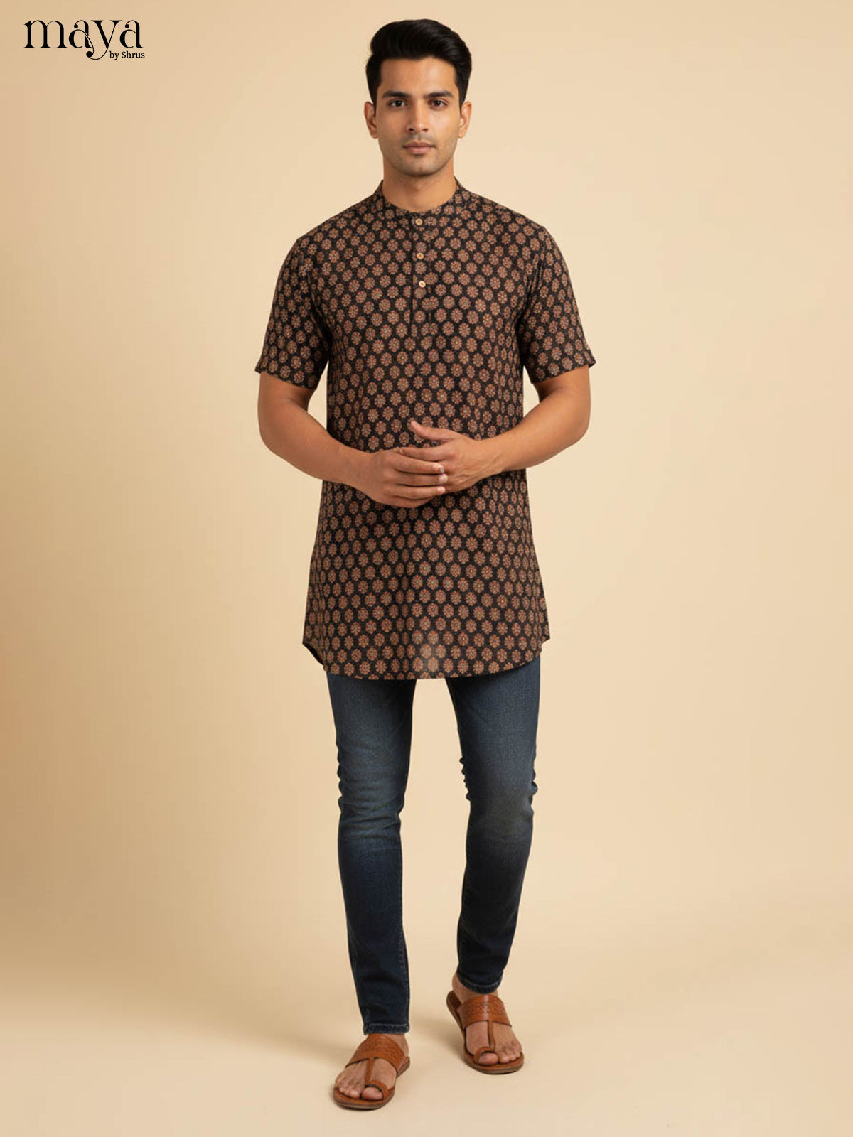 MDJ04033-Readymade Mens Kurta