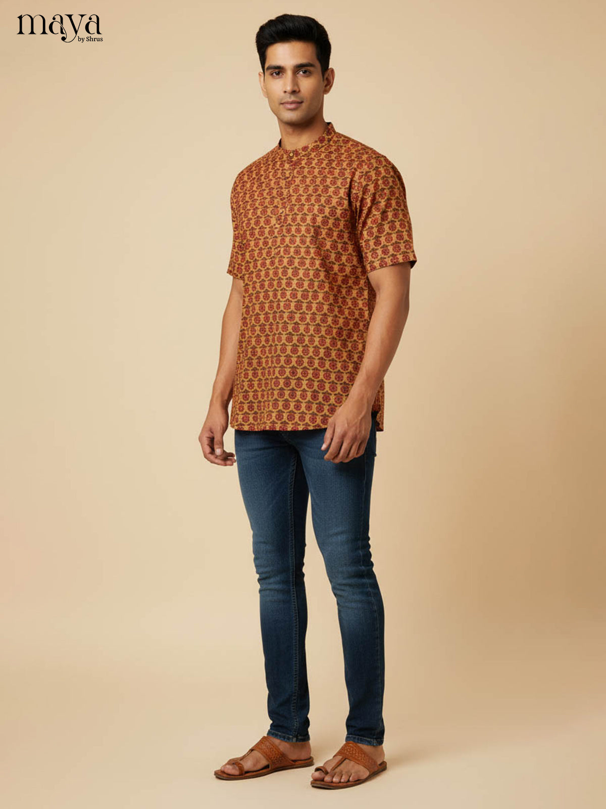 MDJ04043-Readymade Mens Kurta