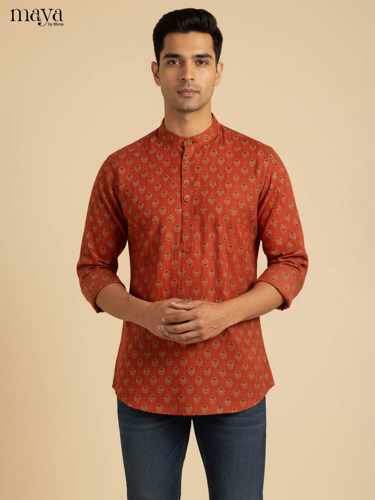 MDJ04048-Readymade Mens Kurta