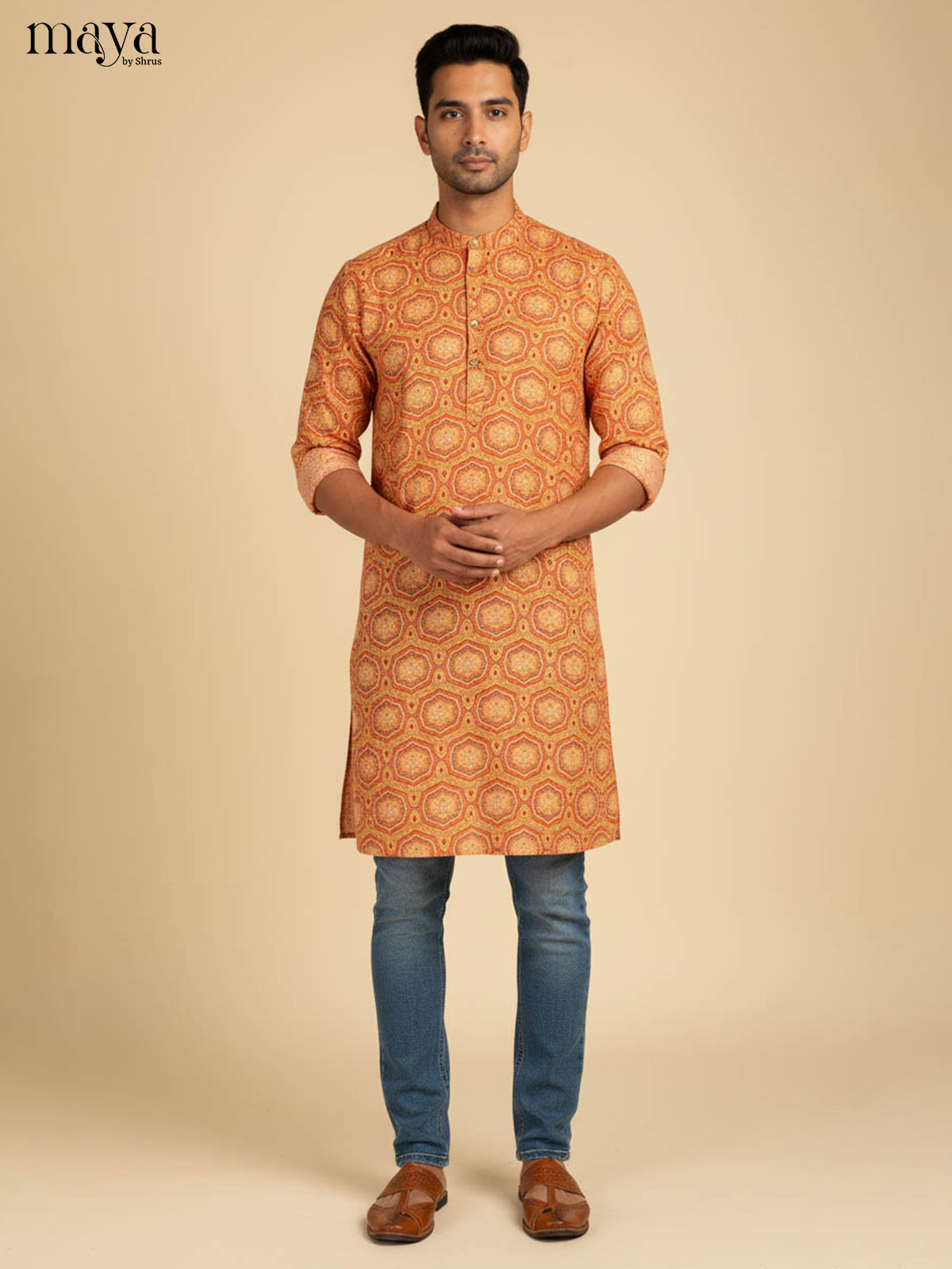 MDJ04049-Readymade Mens Kurta