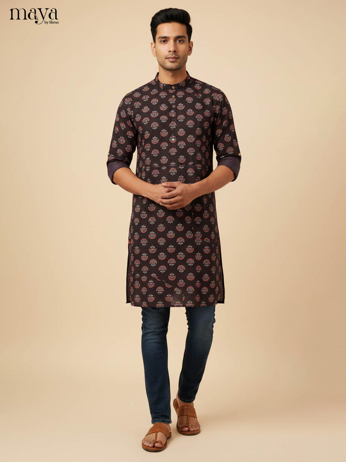 MDJ04054-Readymade Mens Kurta