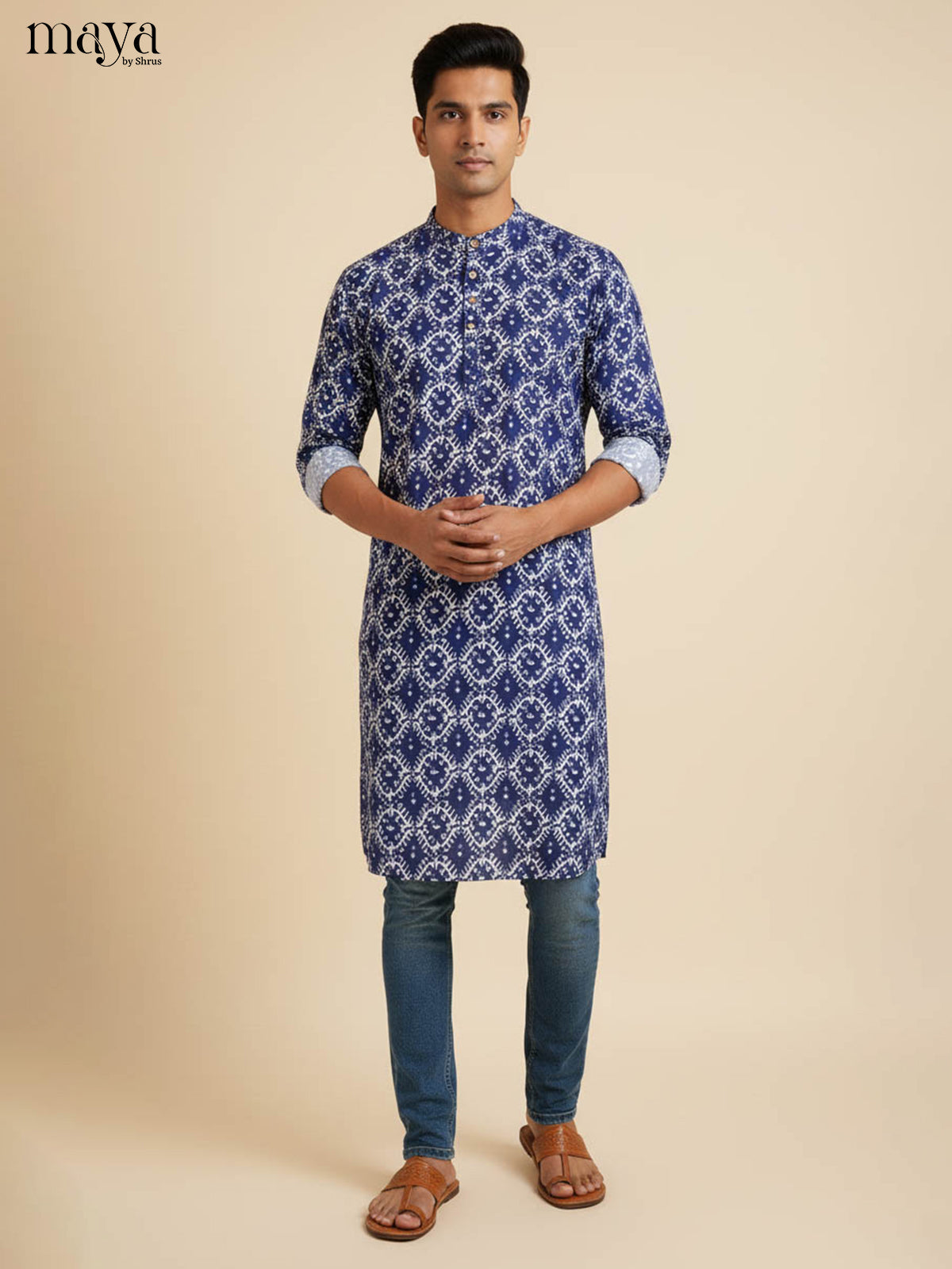 MDJ04068-Readymade Mens Kurta