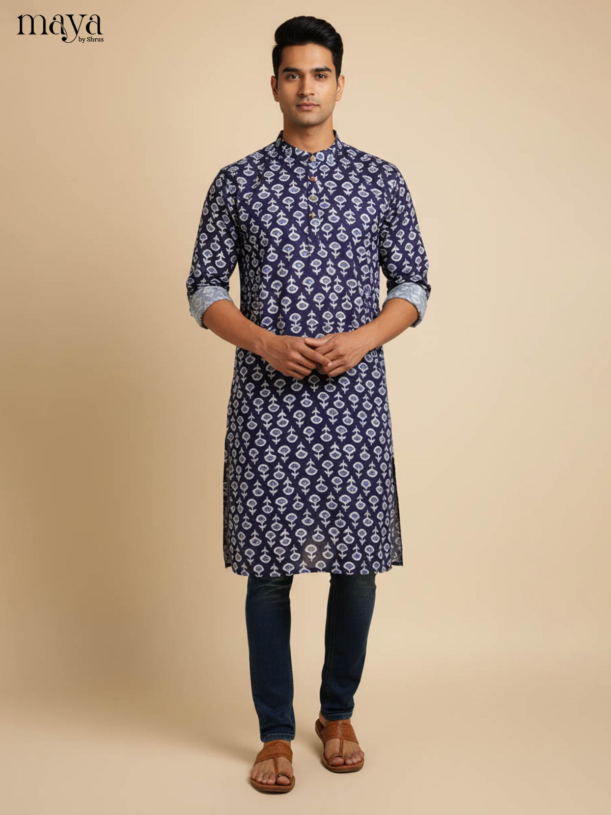 MDJ04076-Readymade Mens Kurta