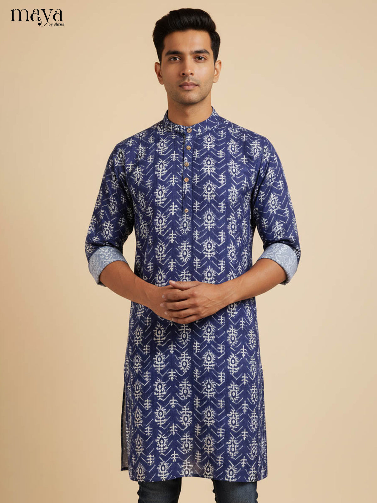 MDJ04079-Readymade Mens Kurta
