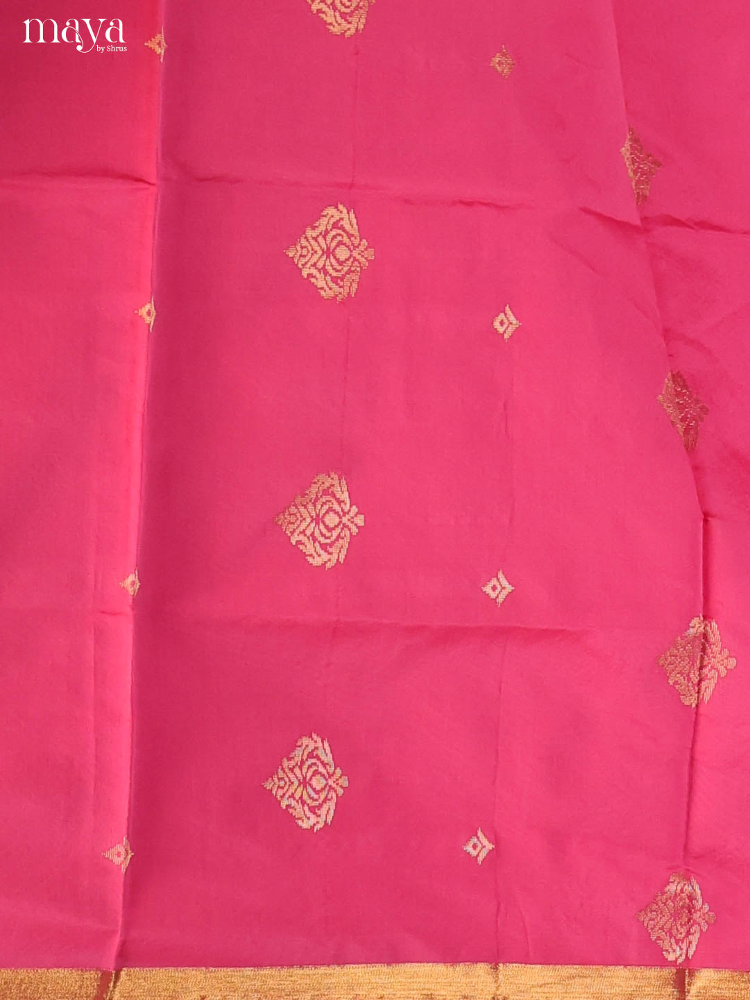 Pink & Mustard-semi softsilk salwar Unstitch