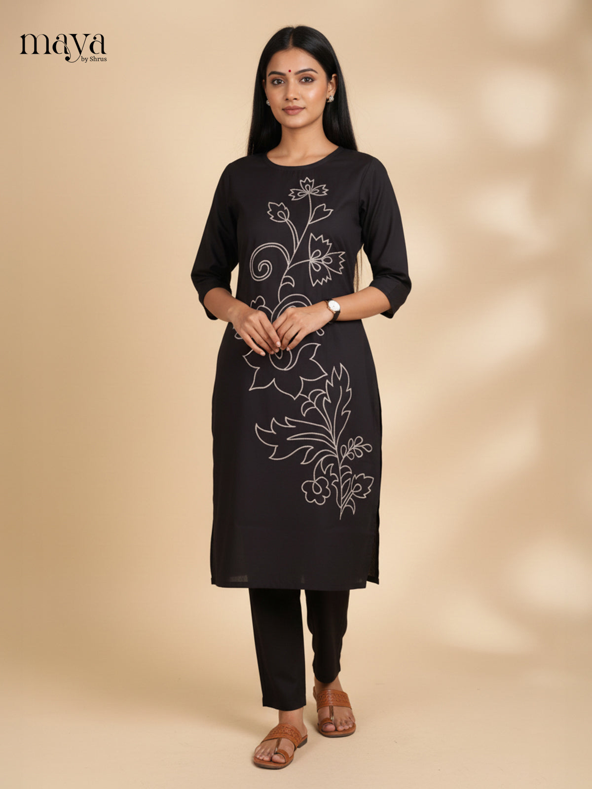 Black -Readymade 2 Piece Co-ord Set