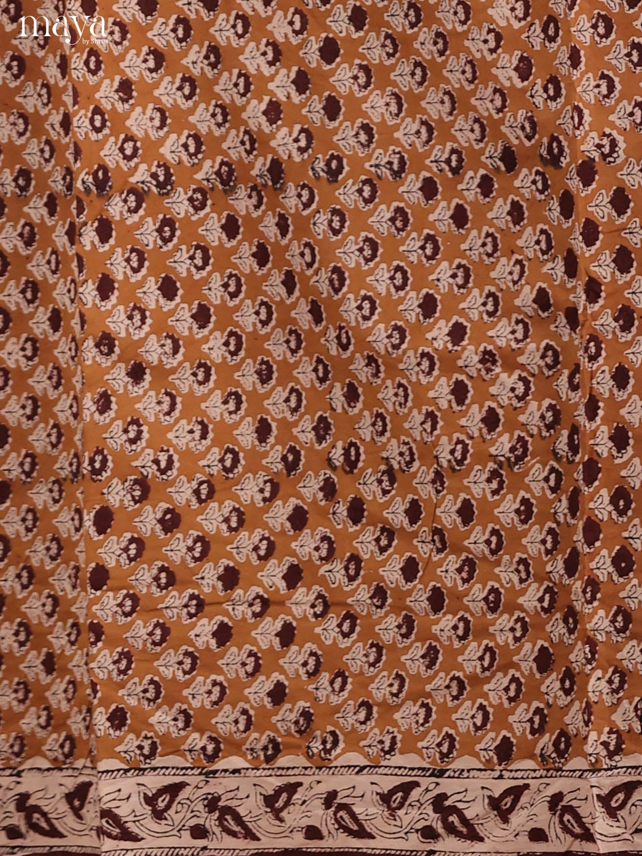 Mustard & Brown-Cotton salwar