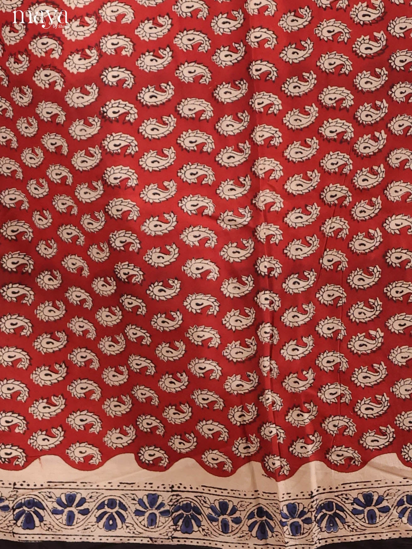 Maroon & Black-Cotton salwar