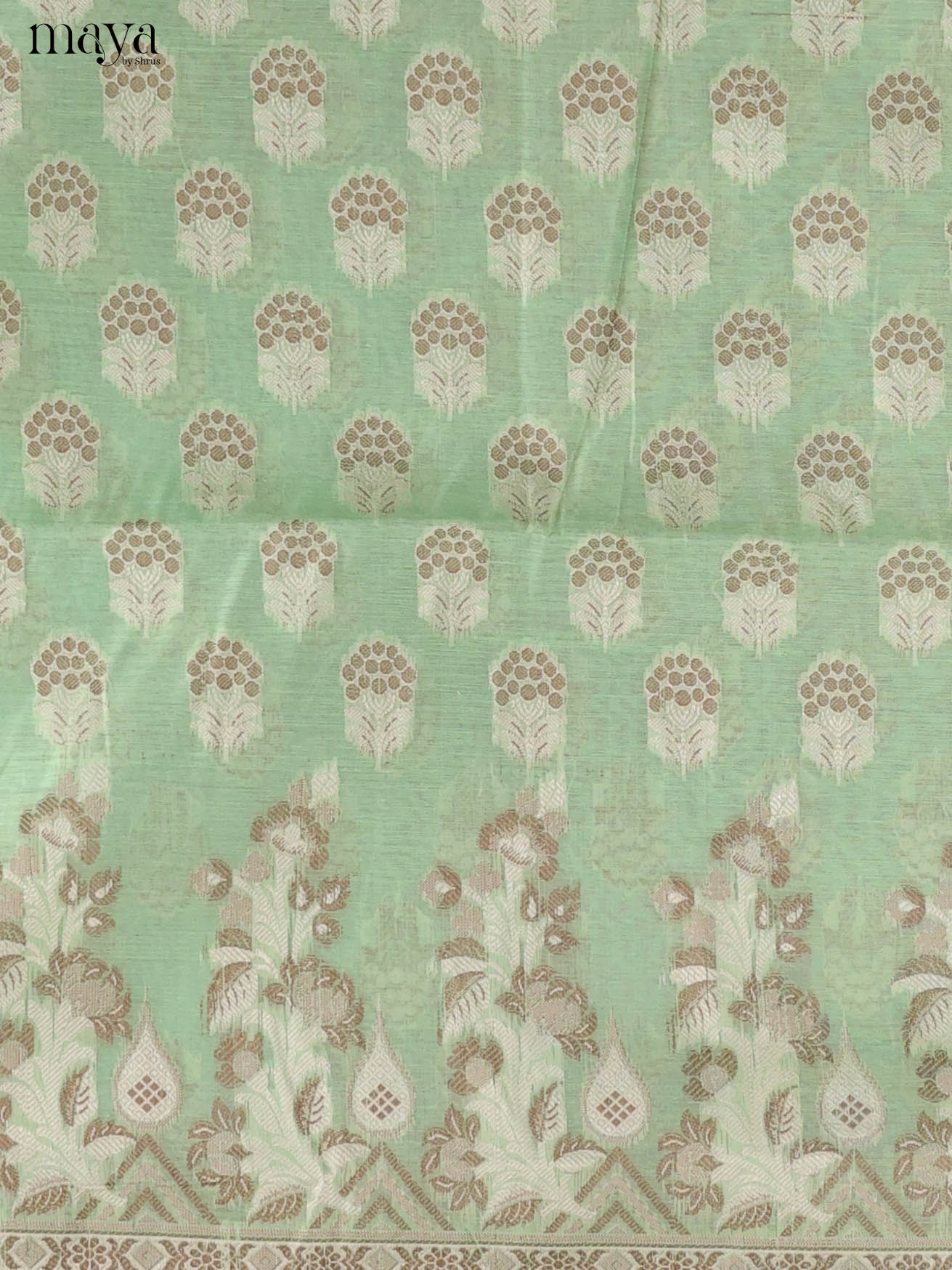 MDJ25096-Semi Tussar Salwar Unstitch