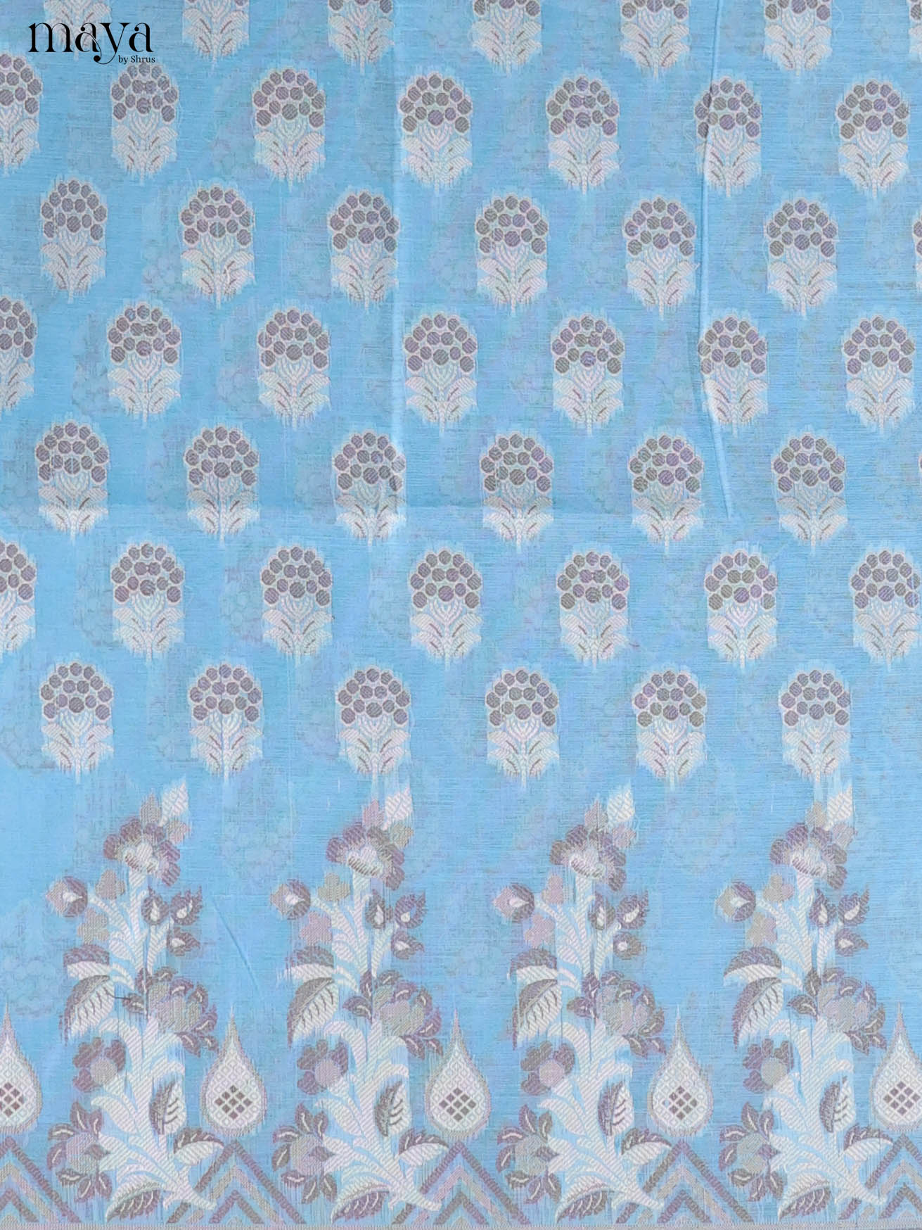 MDJ25097-Semi Tussar Salwar Unstitch