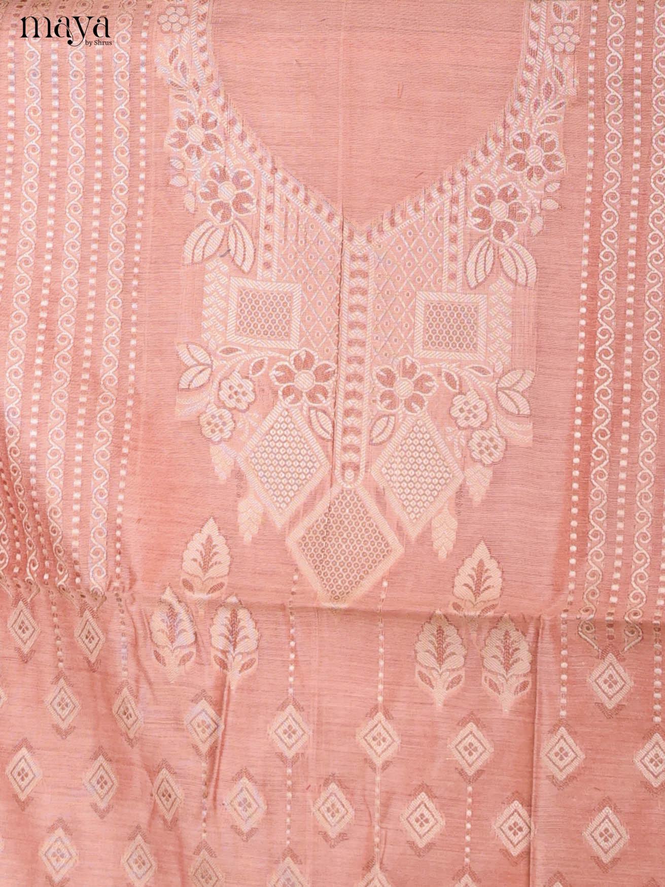 MDJ25118-Semi Tussar Salwar Unstitch