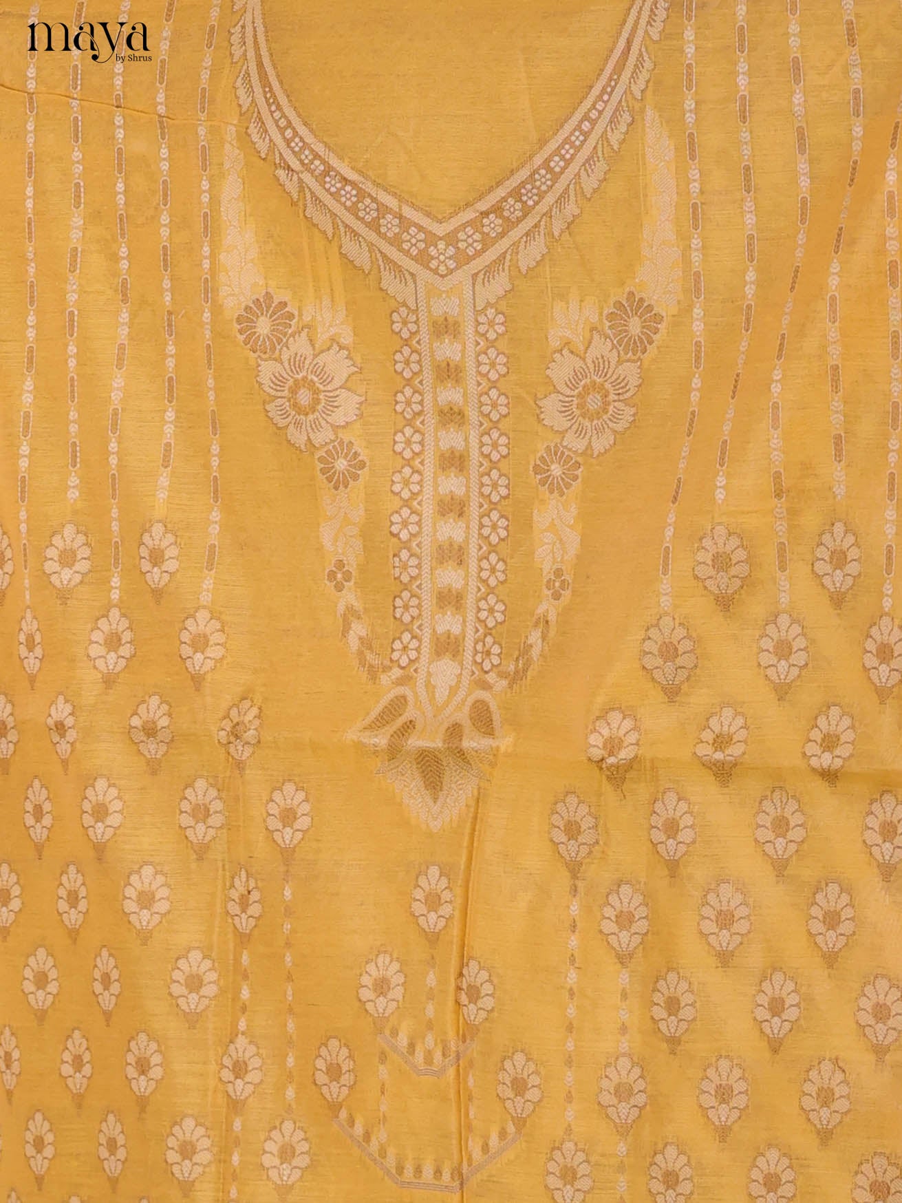 MDJ25124-Semi Tussar Salwar Unstitch