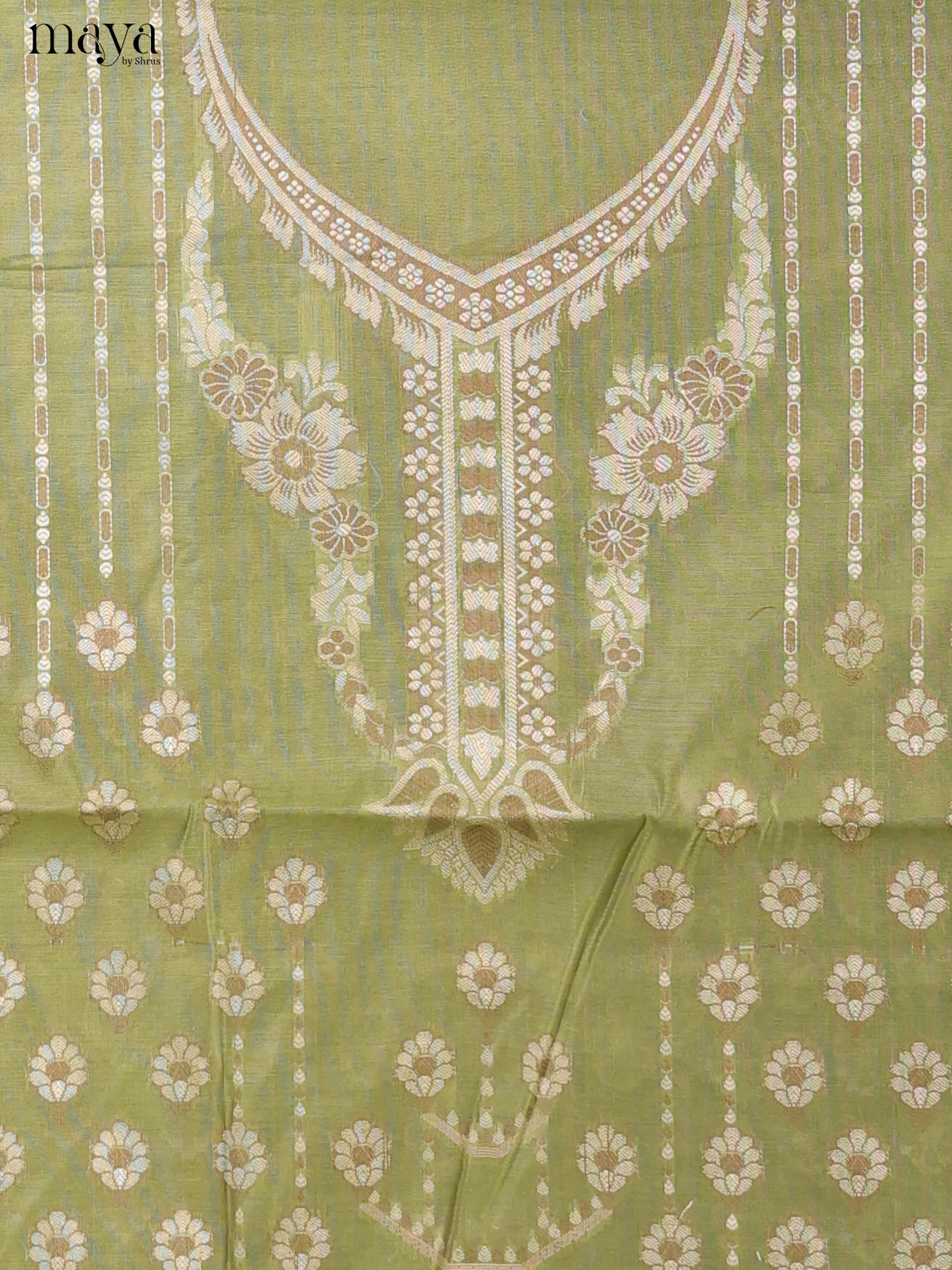 MDJ25125-Semi Tussar Salwar Unstitch