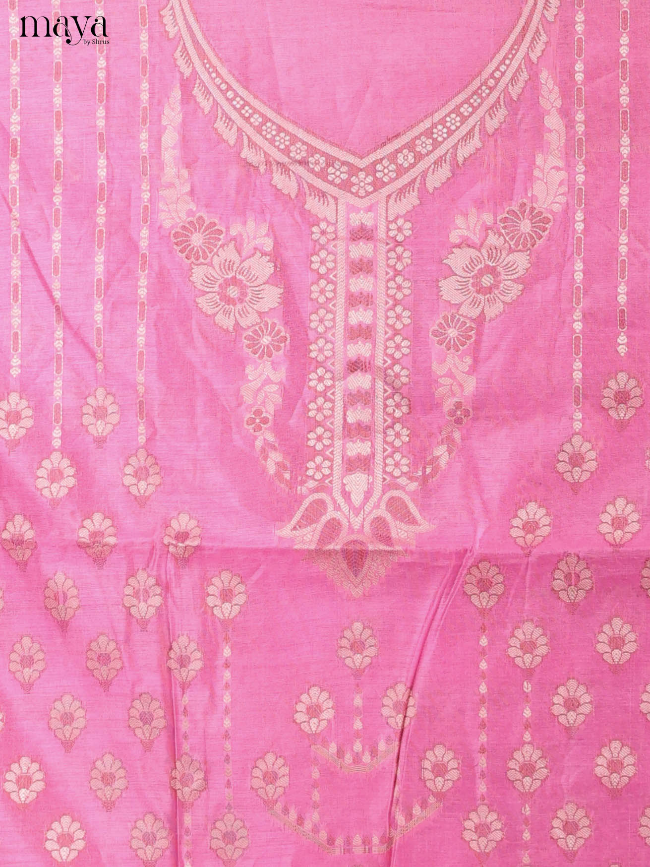 MDJ25128-Semi Tussar Salwar Unstitch