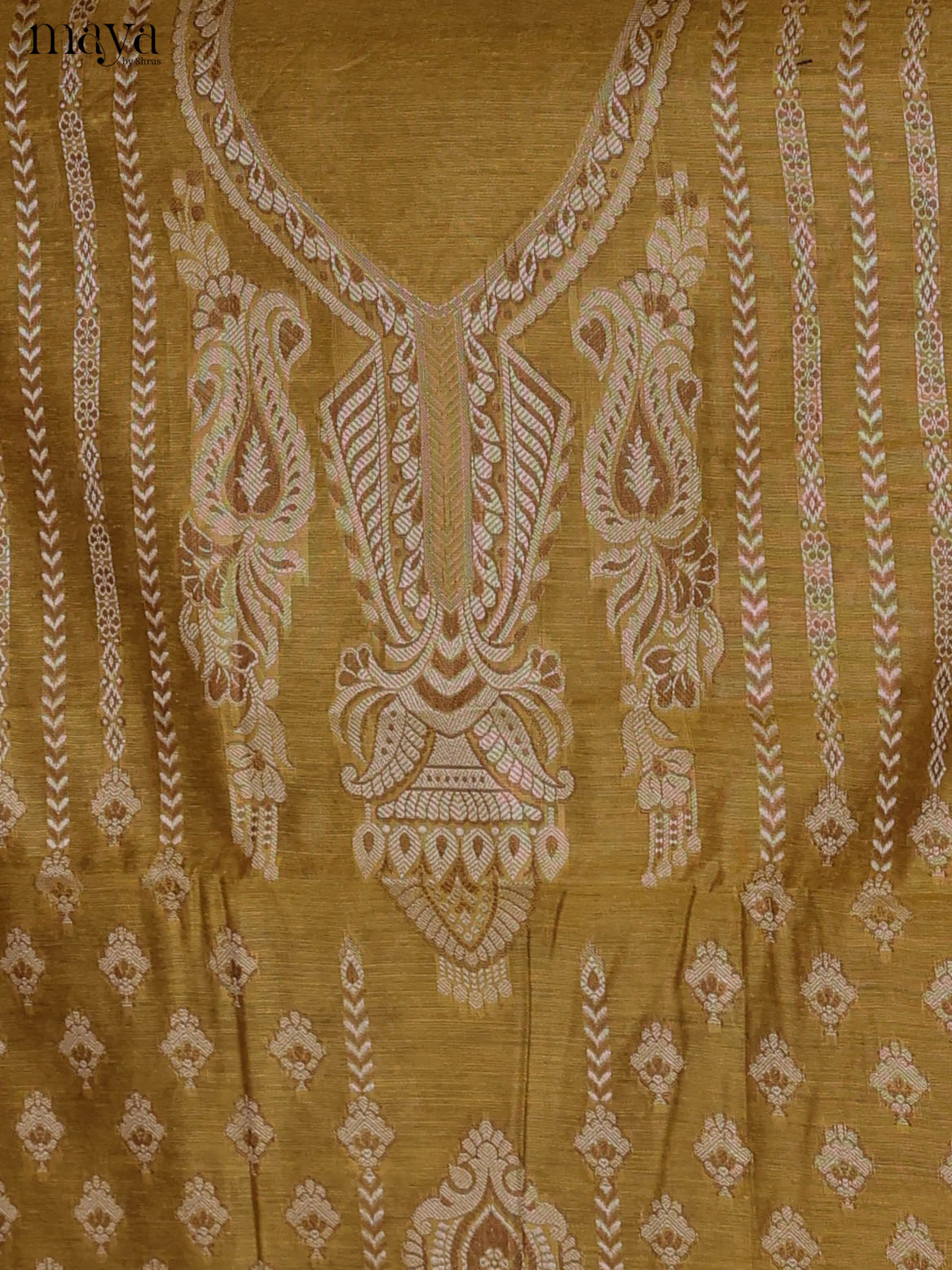 MDJ25134-Semi Tussar Salwar Unstitch