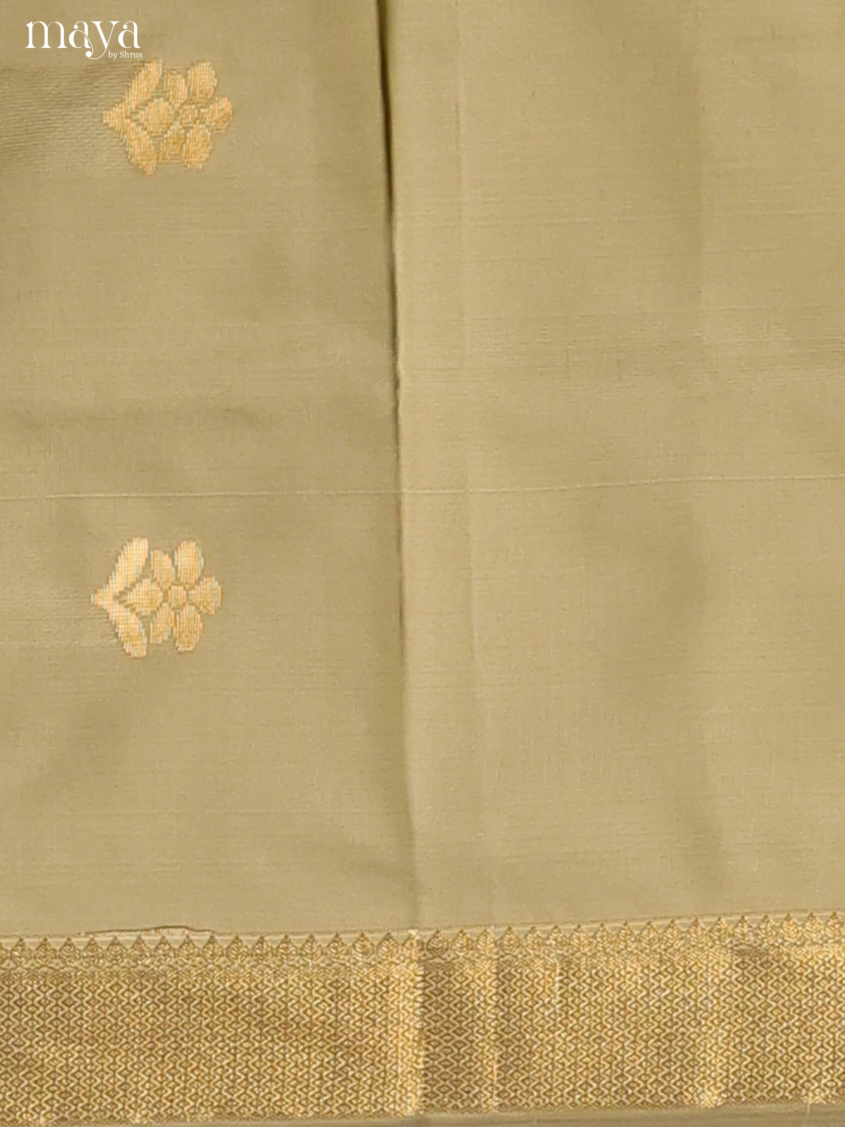 Grey & Green -semi softsilk salwar Unstitch