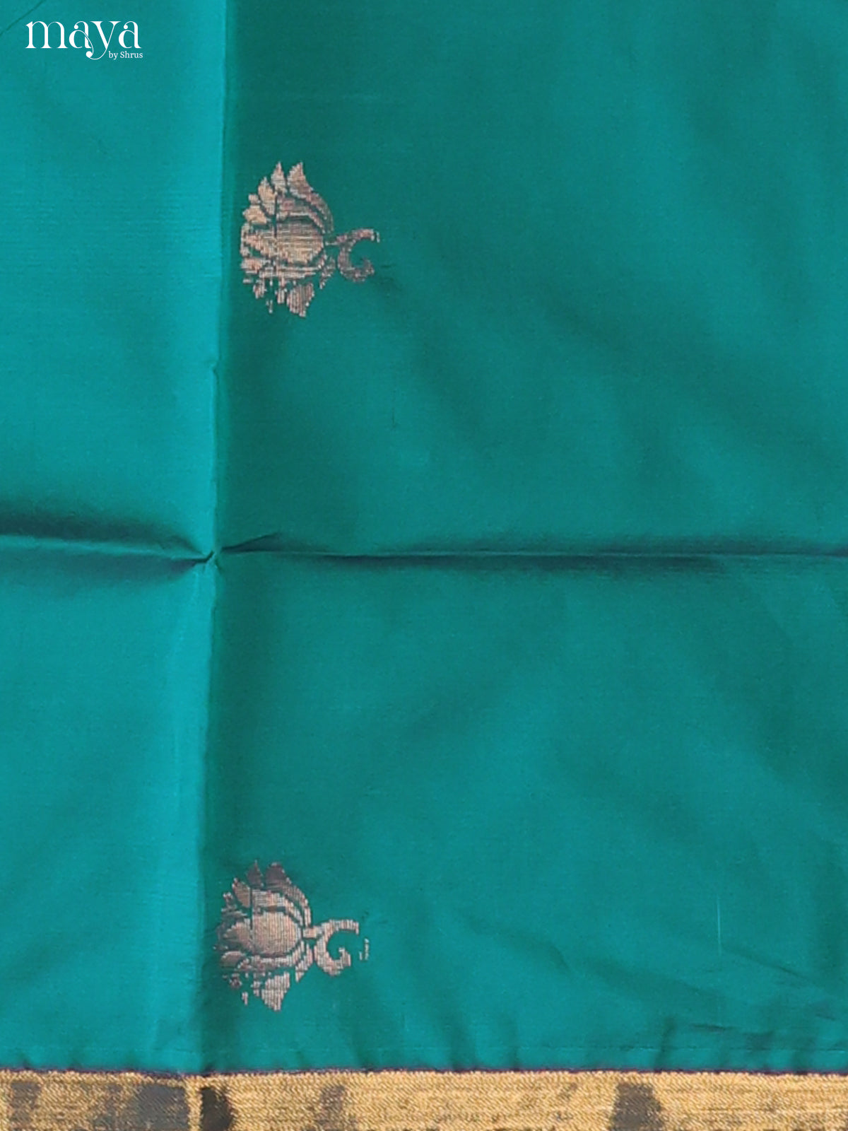 Green & Red-semi softsilk salwar Unstitch