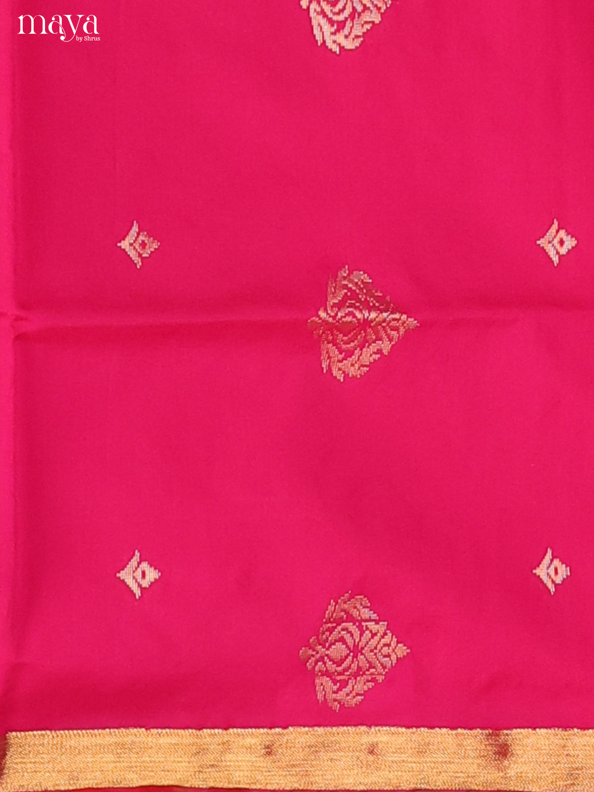 Red & Green - semi softsilk salwar Unstitch