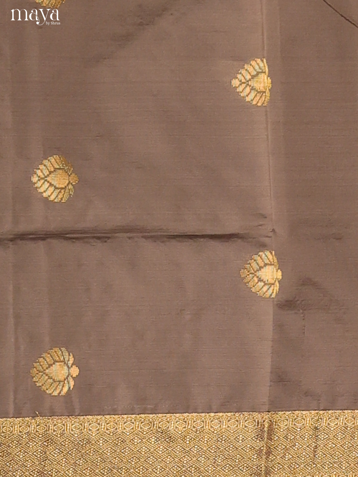 Grey & Purple-semi softsilk salwar Unstitch