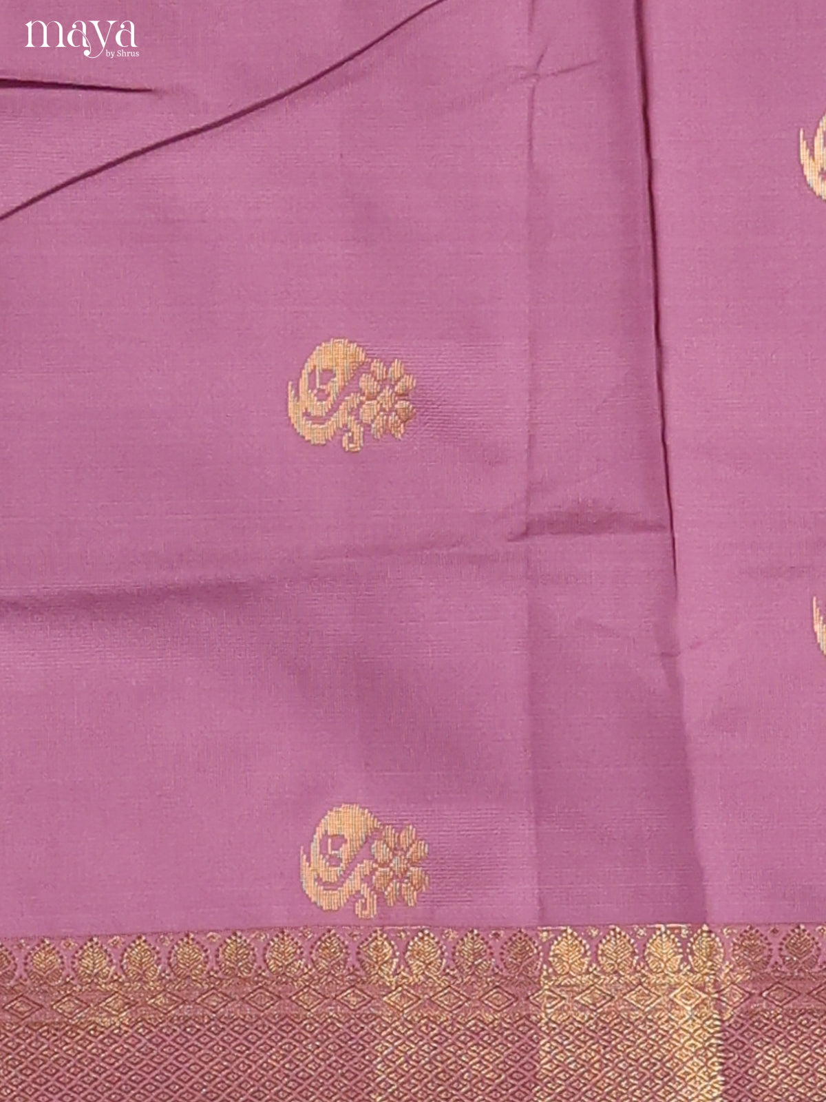 Lavender & Grey -semi softsilk salwar Unstitch