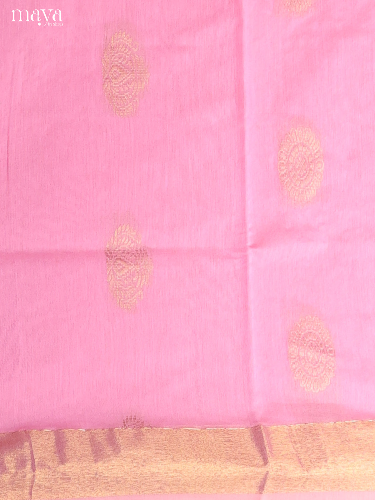 Baby Pink -Semi silkcotton salwar unstitch