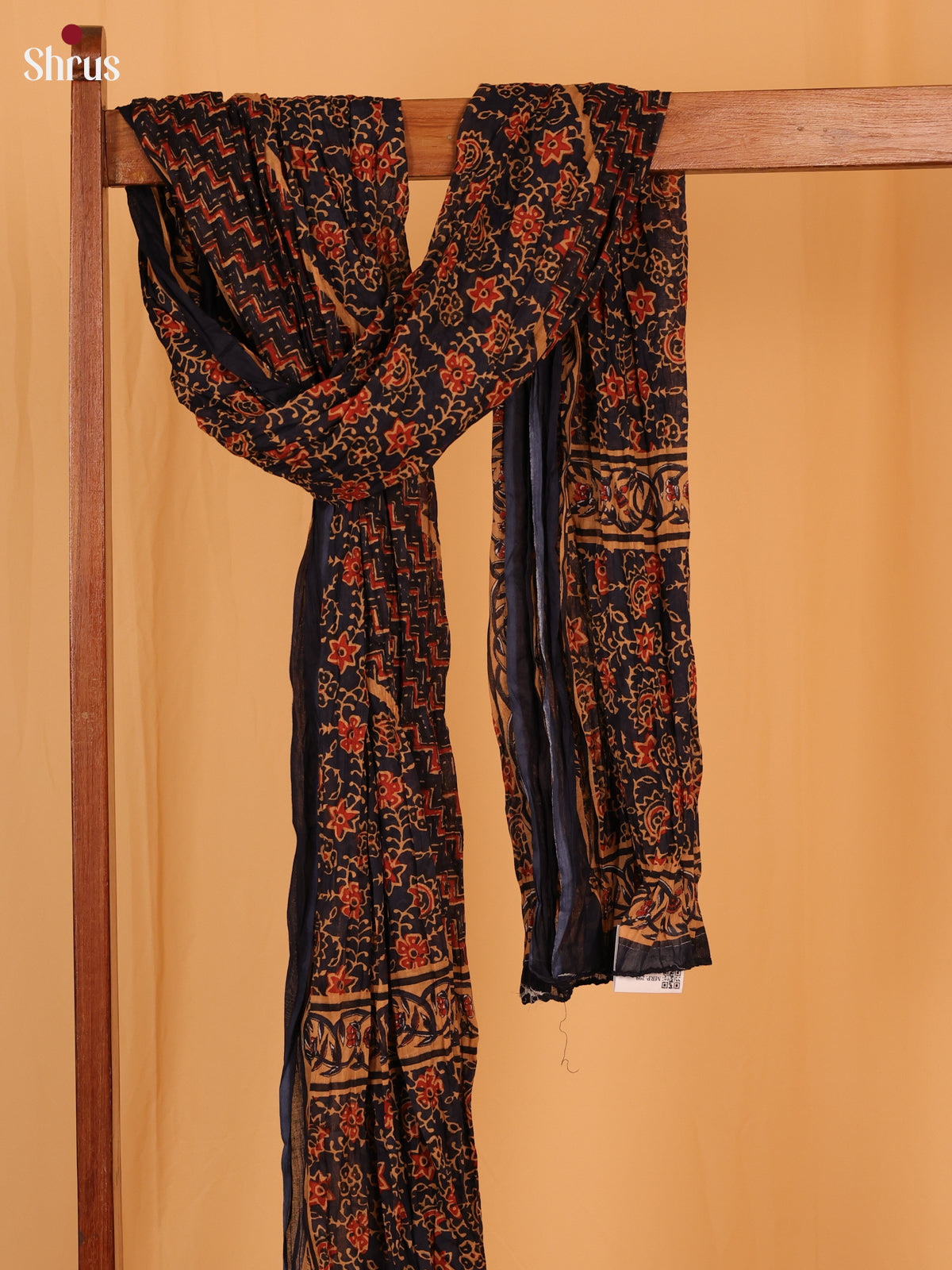 Blue Ajrakh Cotton Dupatta
