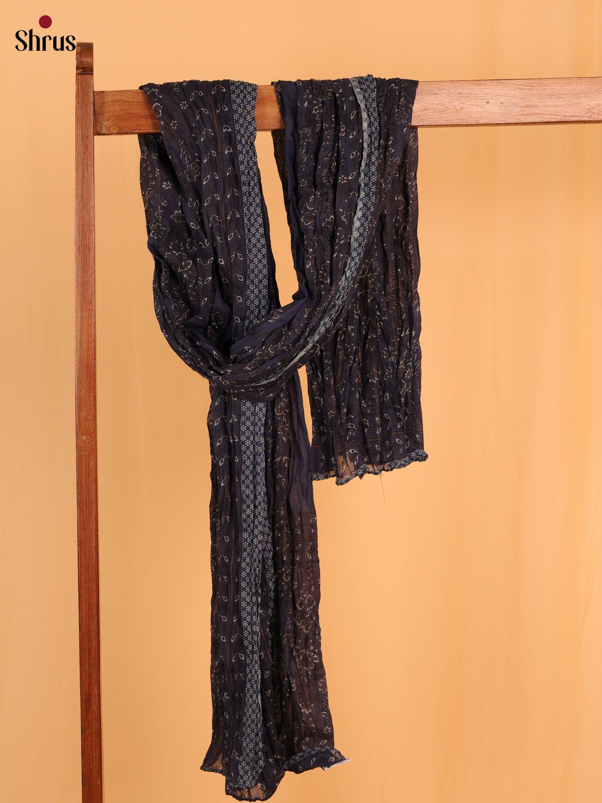Brown Ajrakh Cotton Mix Dupatta