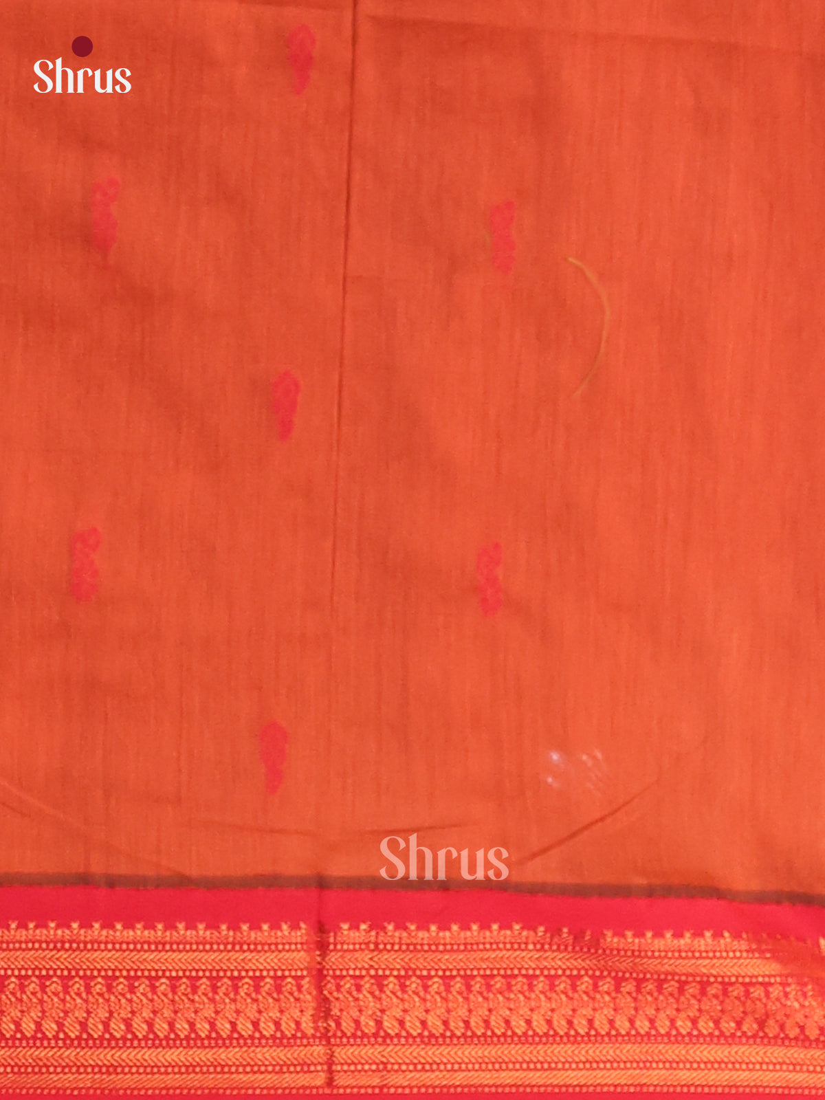 Brick Orange & Maroon Kalyani Cotton Salwar Unstitch - MDA22002