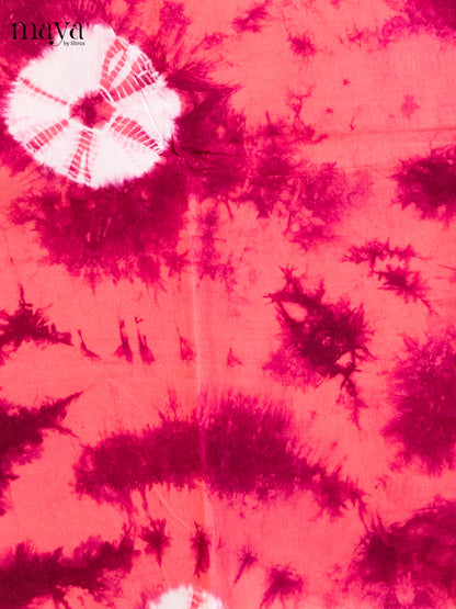Pink & Maroon - Shibori Salwar