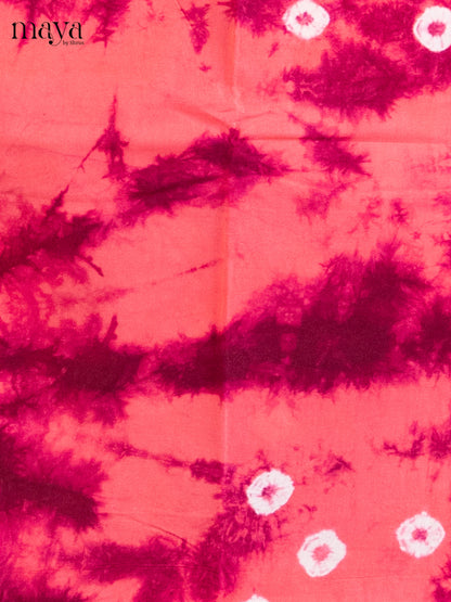 Pink & Maroon - Shibori Salwar